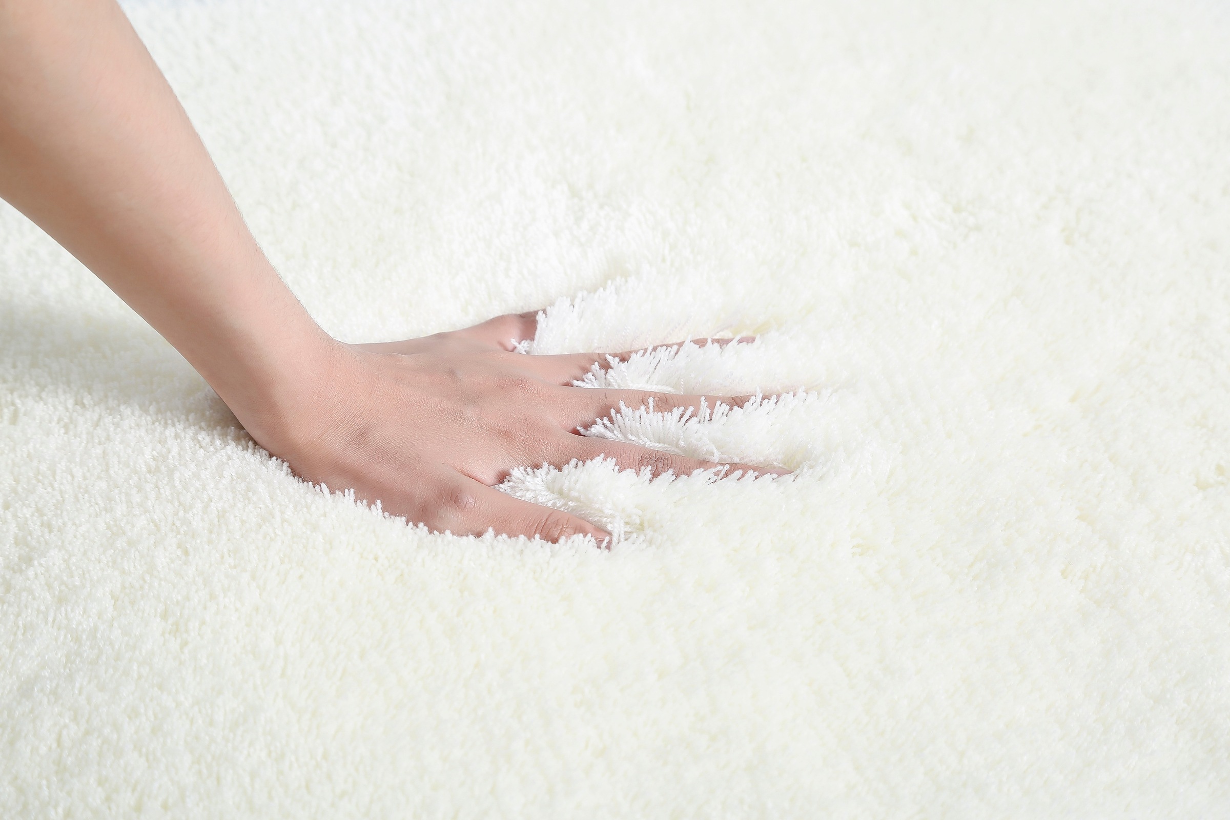 my home Badematte »Merida, Badvorleger, Badezimmer Teppich«, rutschhemmend beschichtet, fußbodenheizungsgeeignet-schnell trocknend-strapazierfähig, Badteppich, Uni Farben, rechteckig, rund & als 2-tlg. Set erhältlich