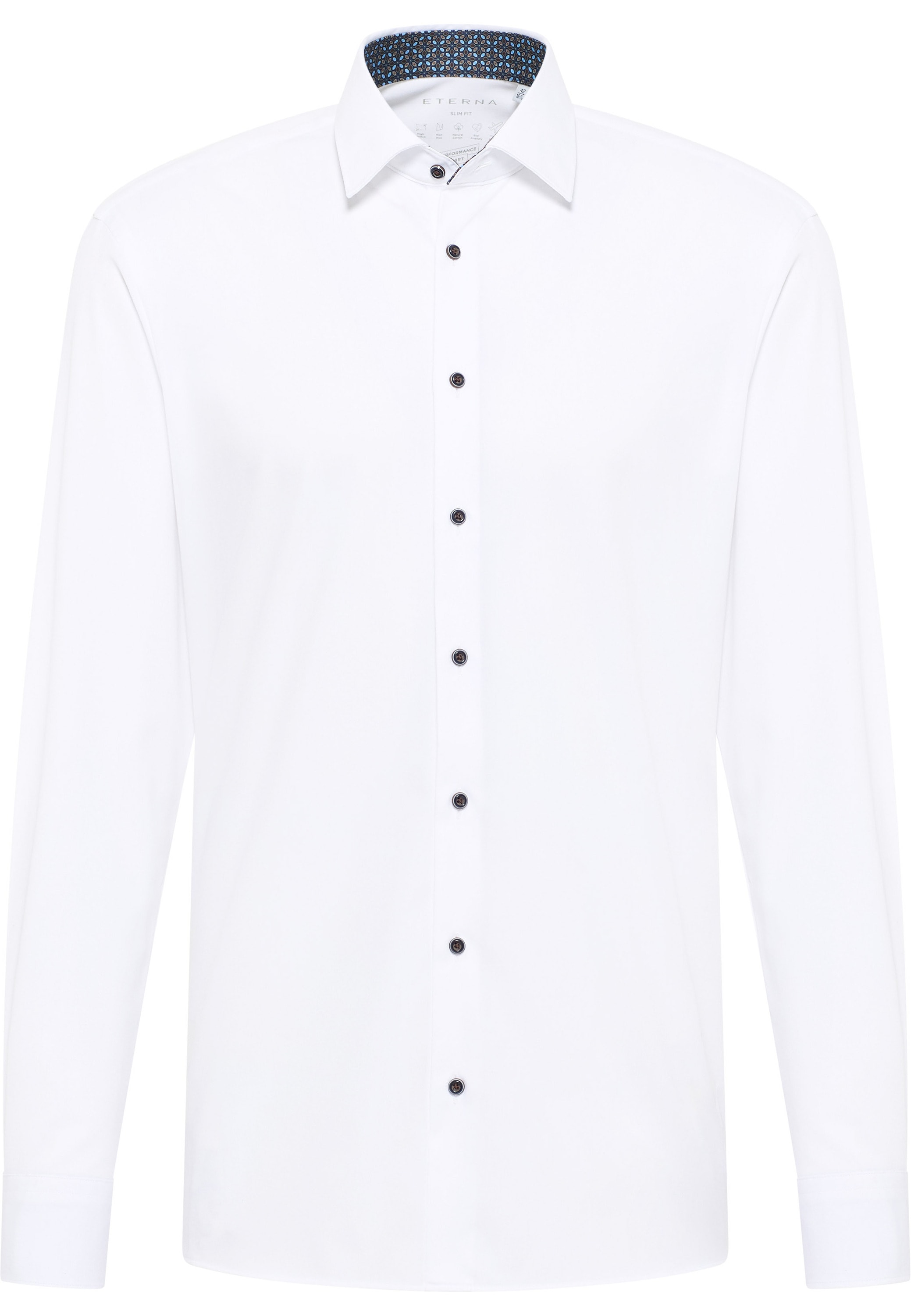 Eterna Langarmhemd »SLIM FIT«, NON IRON (bügelfrei)