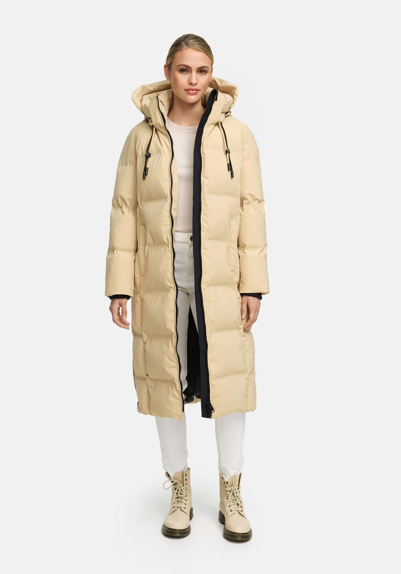 Marikoo Winterjacke »Marikoo Tikoraa Damen lange Winterjacke Steppjacke N102«