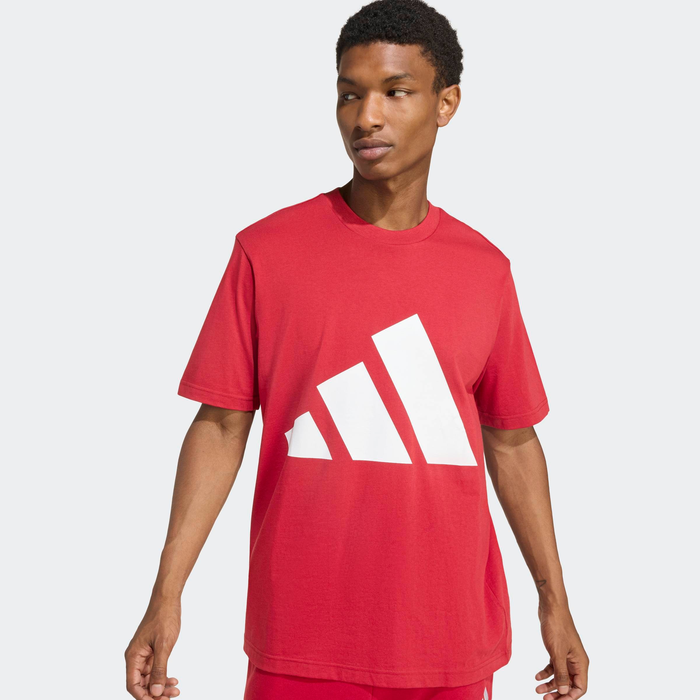 adidas Sportswear T-Shirt »ESSENTIALS BIG LOGO« klassische Silhouette, mit Rundhalsausschnitt