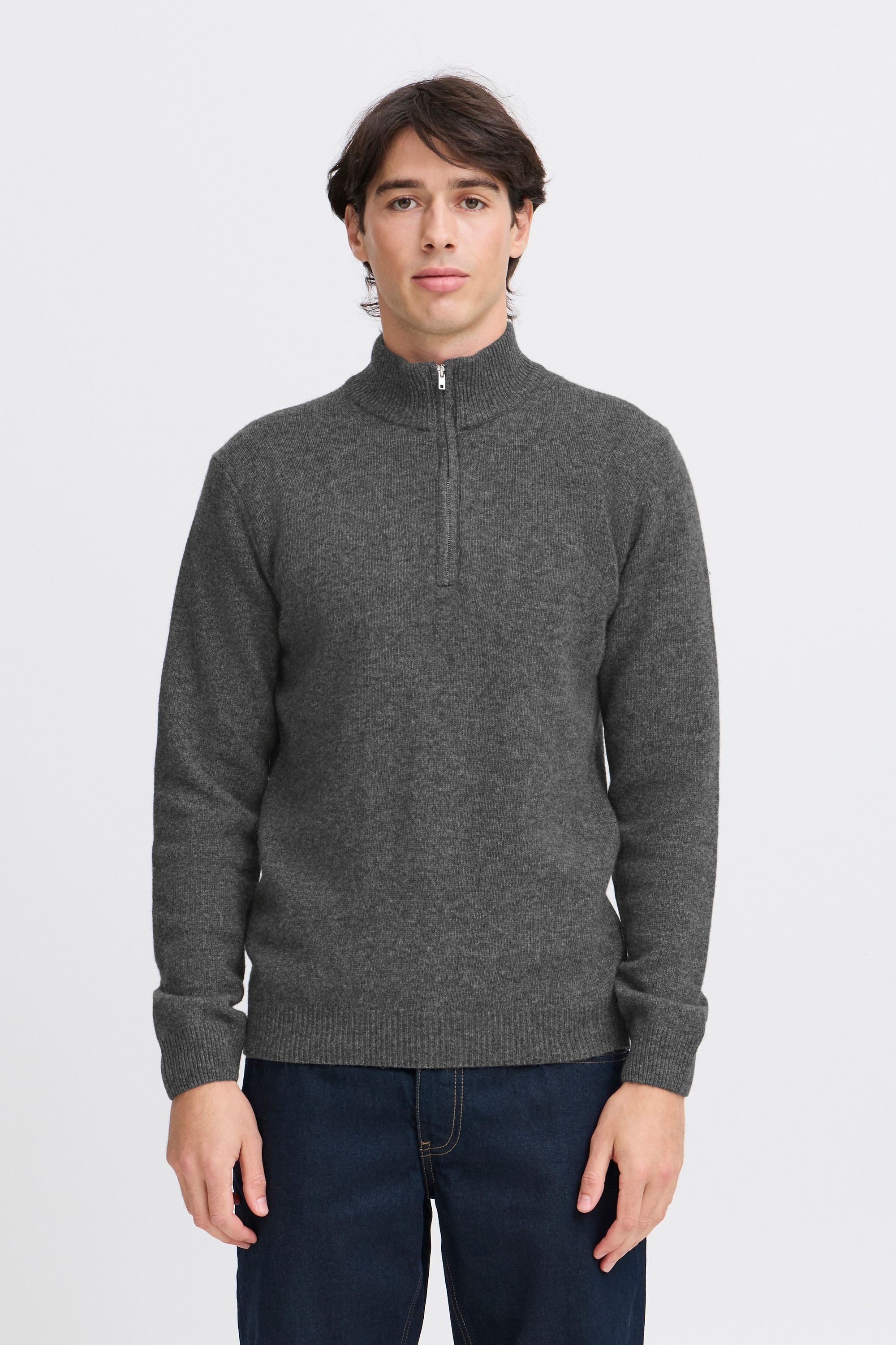 Casual Friday Troyer »Troyer CFKARL halfzip lambswool knit«