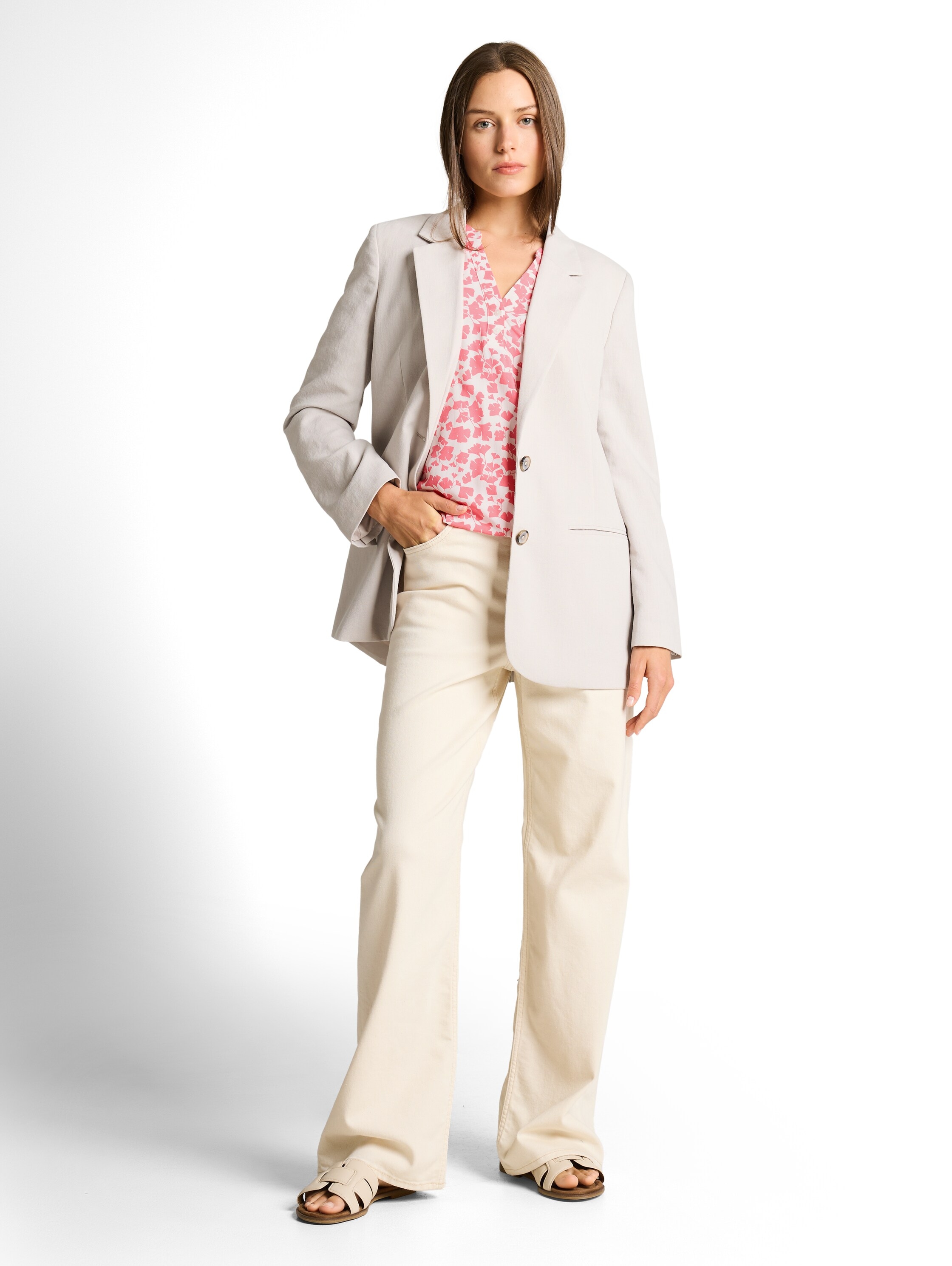 TOM TAILOR Klassische Bluse mit All-Over Print