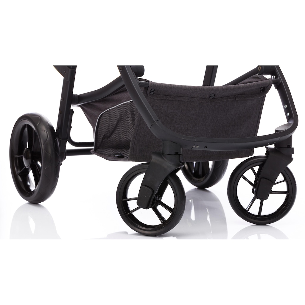 Fillikid Kombi-Kinderwagen »Panther, dunkelgrau«, 22 kg, mit Babyschale; Kinderwagen