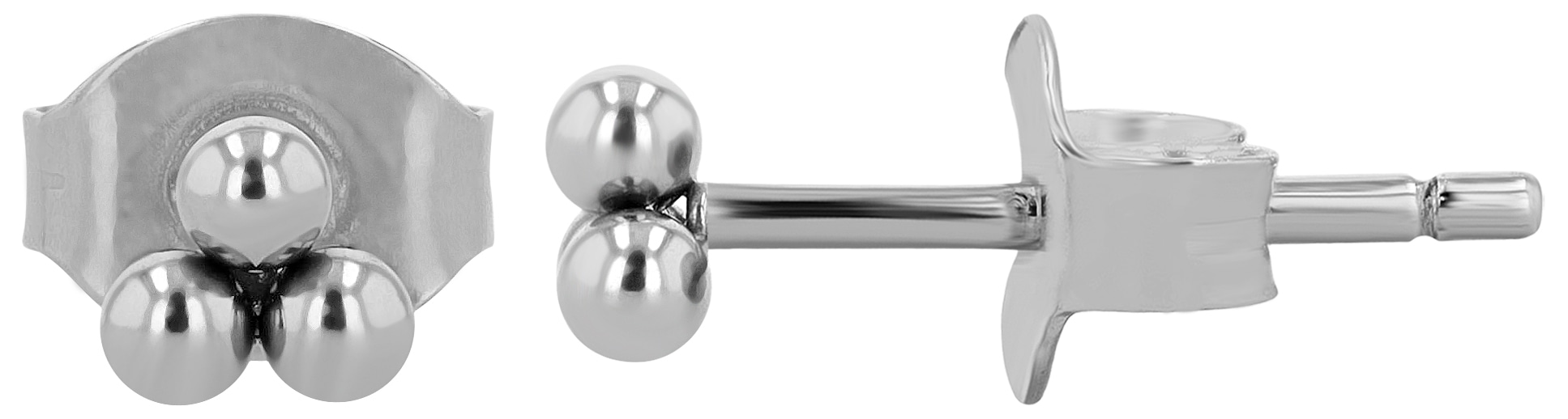 Adelia´s Paar Ohrstecker »Edelstahl Ohrringe Ohrstecker« silberfarben