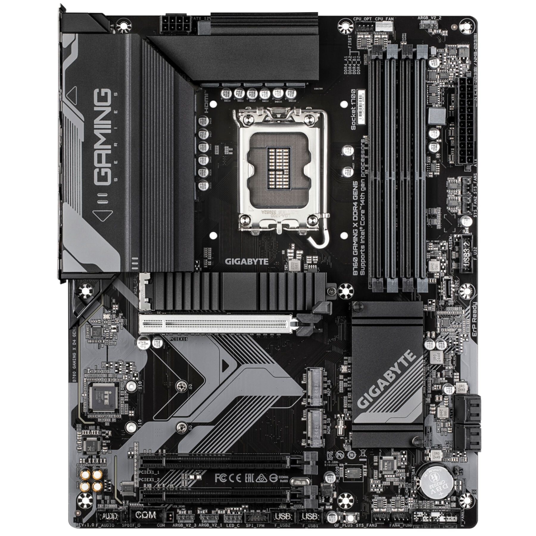 Gigabyte Mainboard »B760 GAMING X DDR4 GEN5 Mainboard – Unterstützt Intel Core Prozessoren«