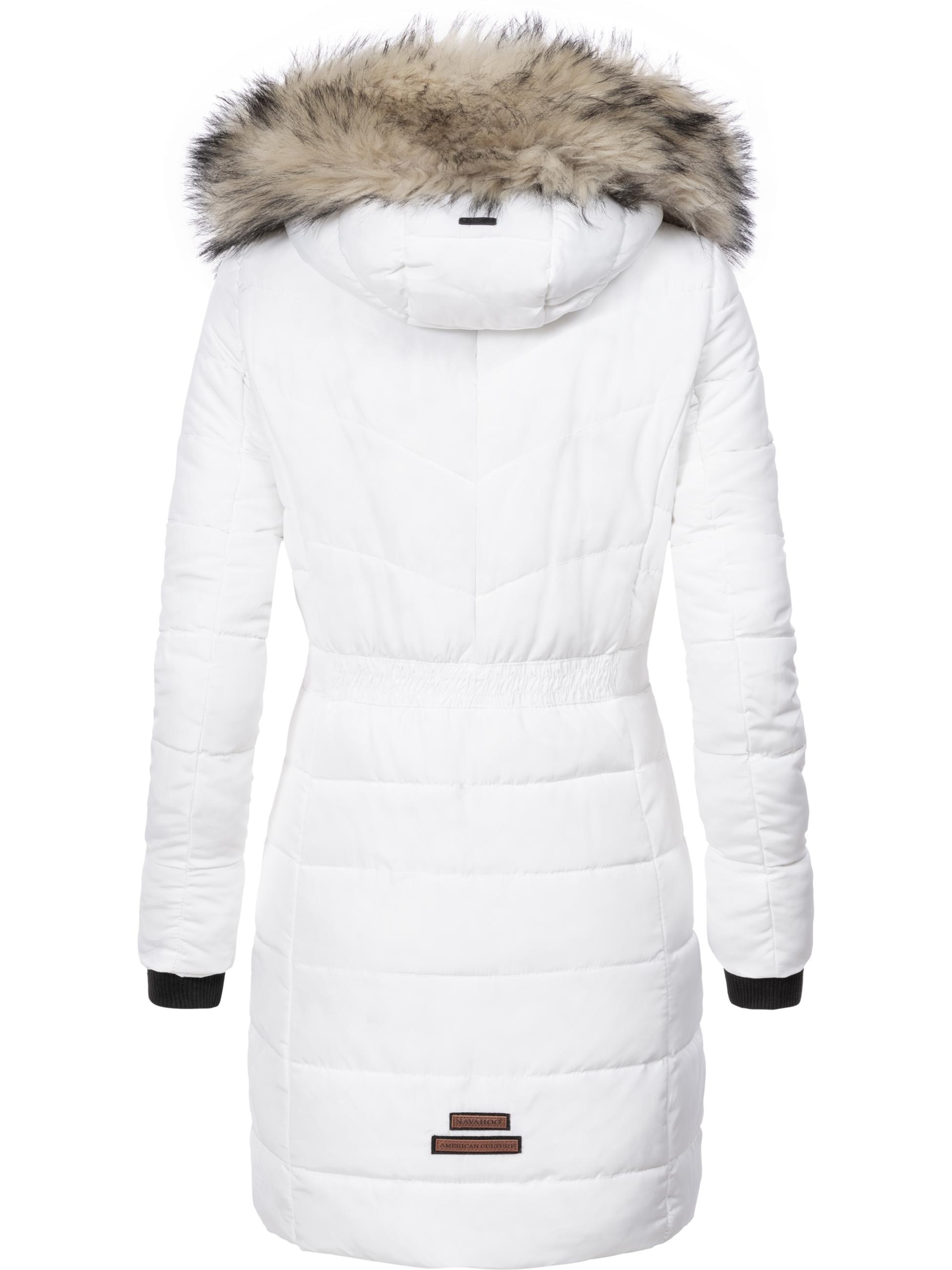 Navahoo Steppmantel »Steppmantel Paula«, stylischer Winter Parka m. edlem Fellimitat
