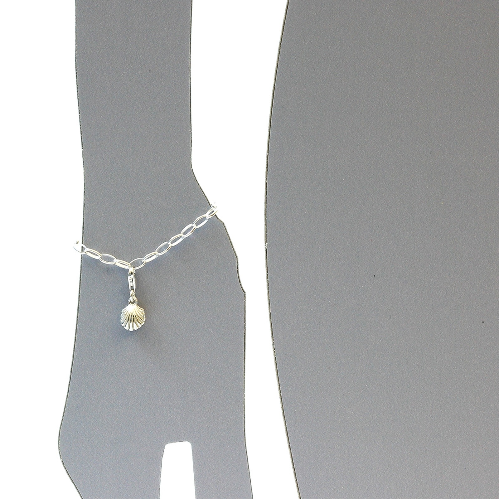 OSTSEE-SCHMUCK Kettenanhänger »- Muschel - Silber 925/000 - Bernstein«