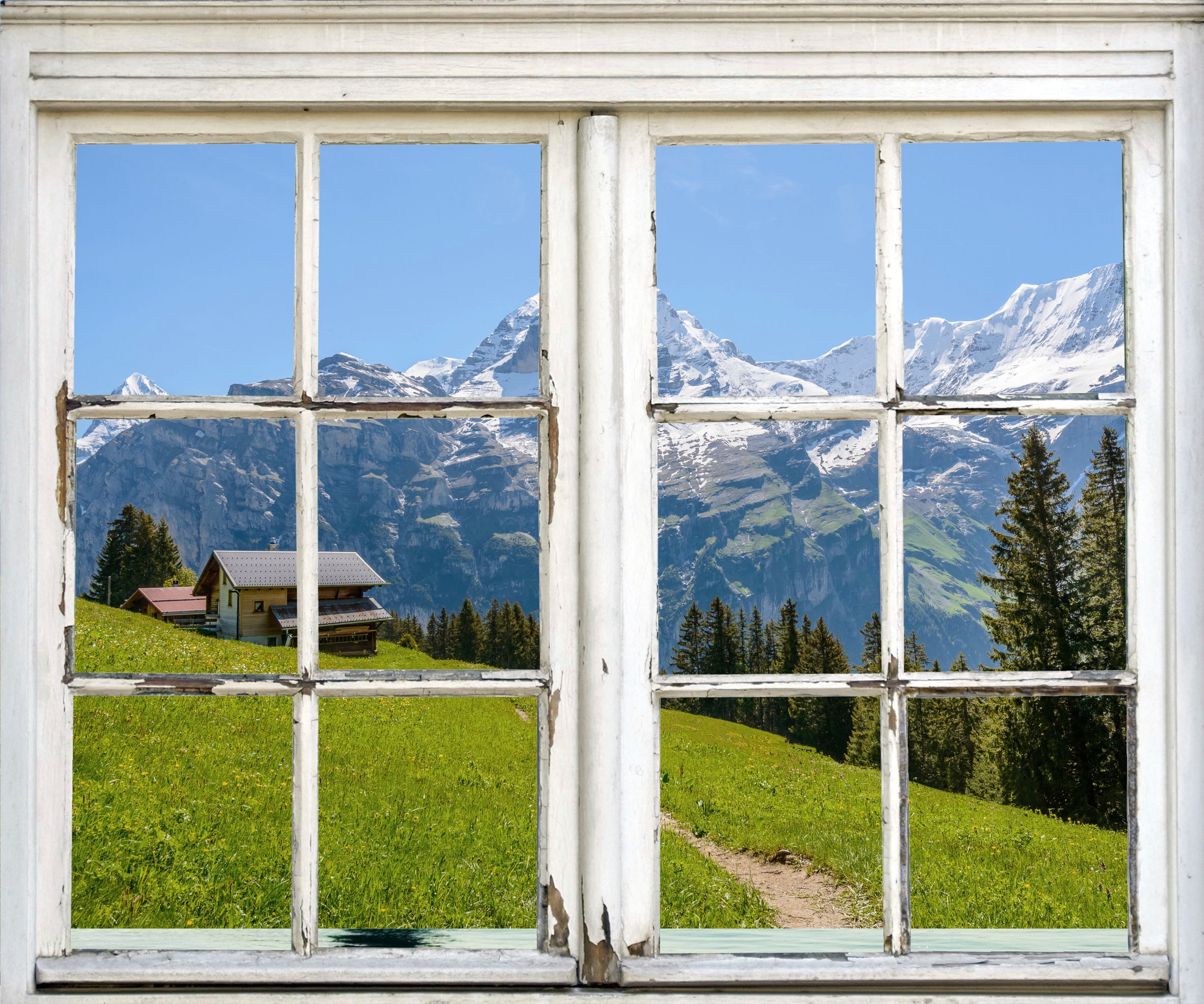 queence Wandsticker »Hütte in den Bergen« kaufen im OTTO Online Shop