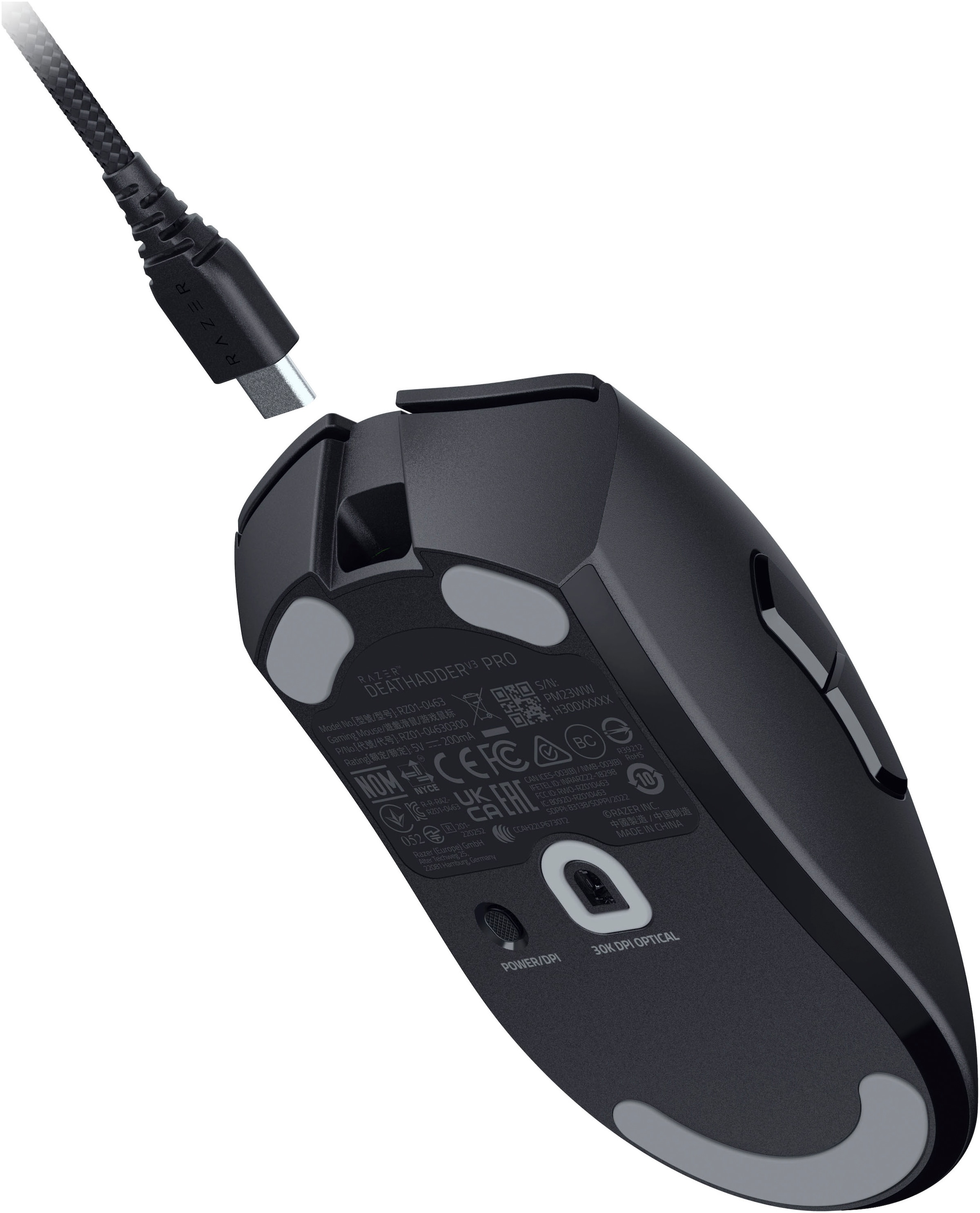 RAZER Gaming-Maus »DeathAdder V3 Pro« kabellos