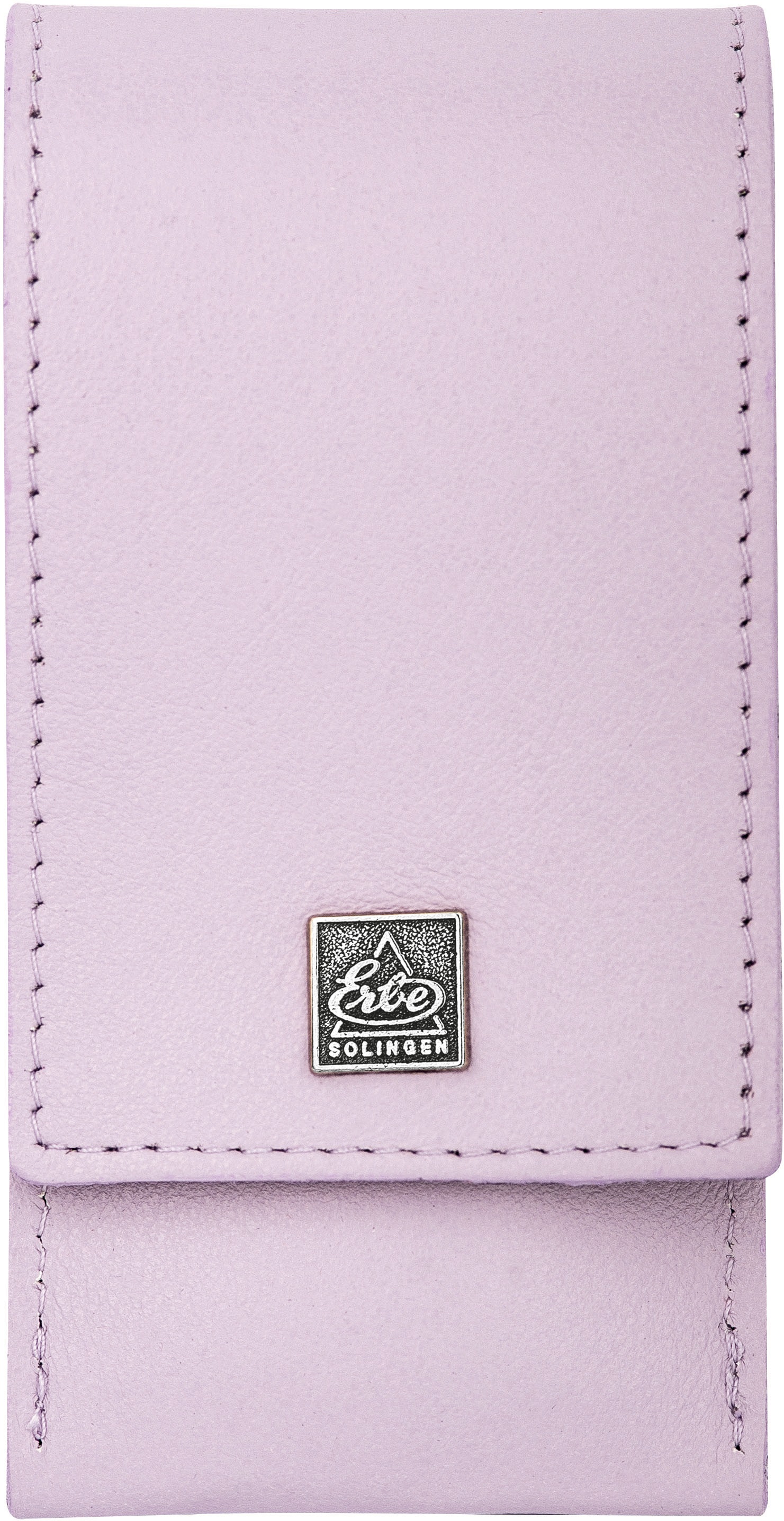 ERBE Maniküre-Etui »ERBE Maniküre Set Taschen-Etui Serie "Colour", flieder, 3-tlg.«, (3 tlg.), Hochwertiges Rindleder mit modischen Farben und feinen Steppnähten.