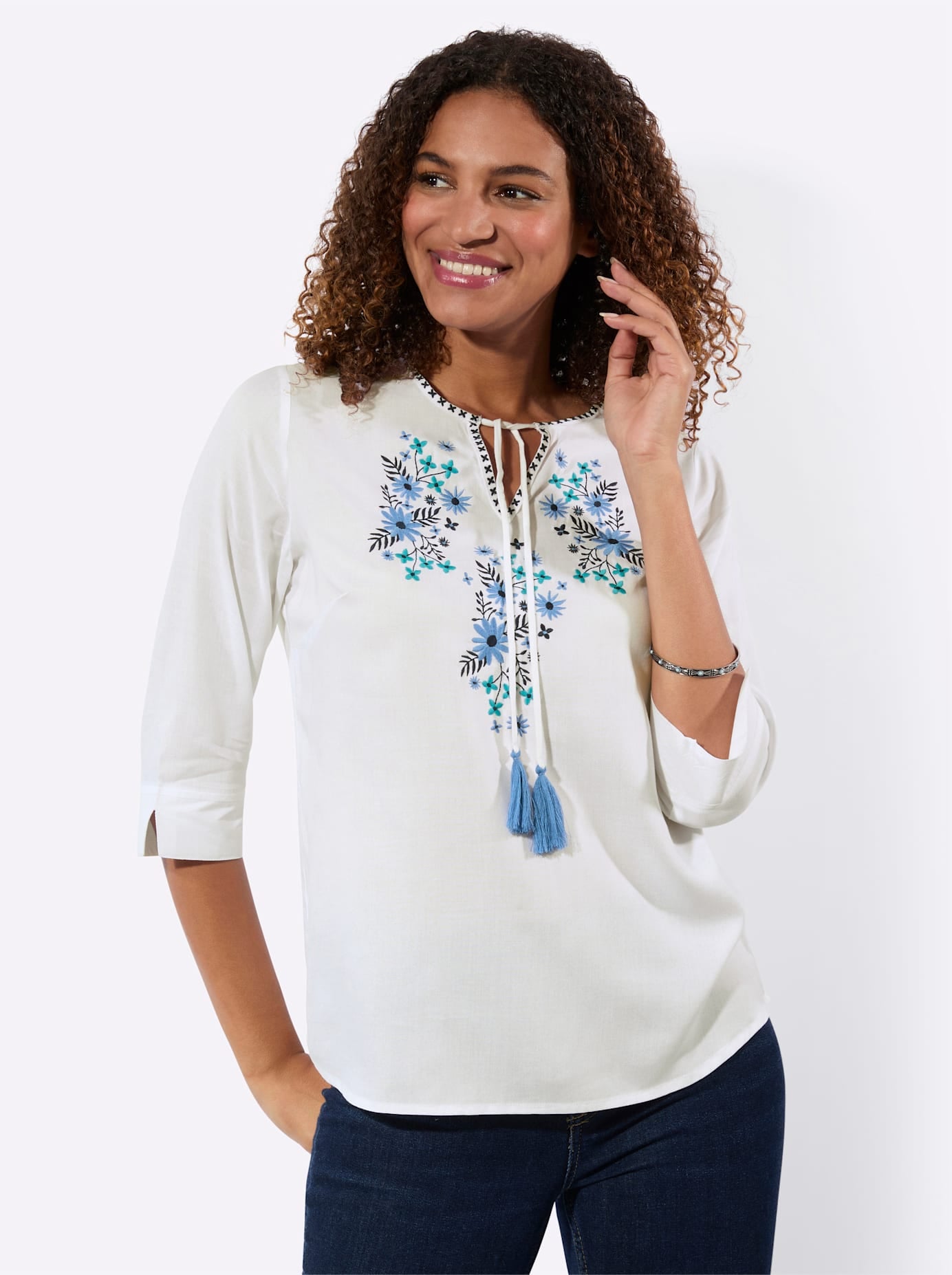 Inspirationen Longbluse