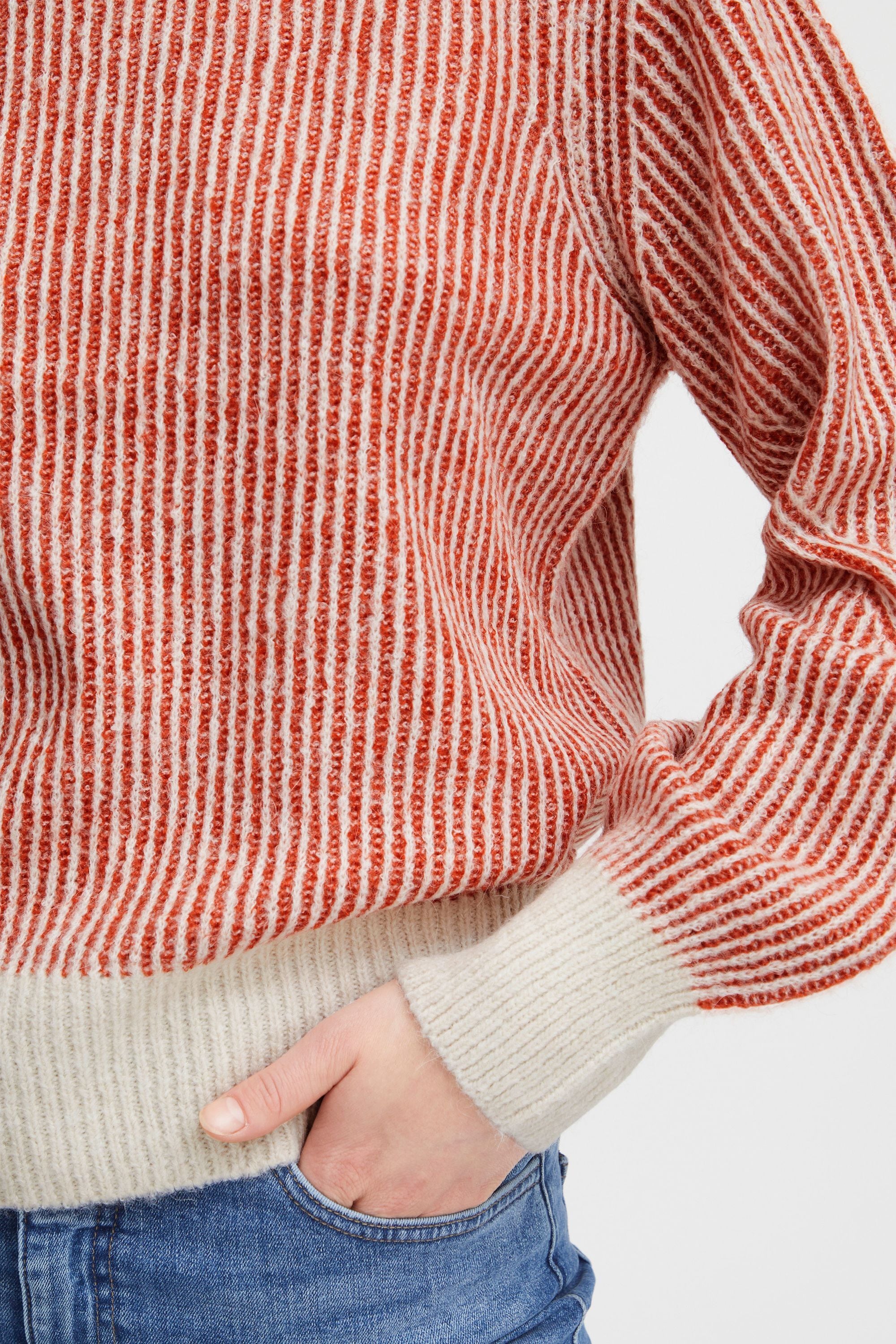 Ichi Strickfleece-Pullover »Strickpullover IHKamara«