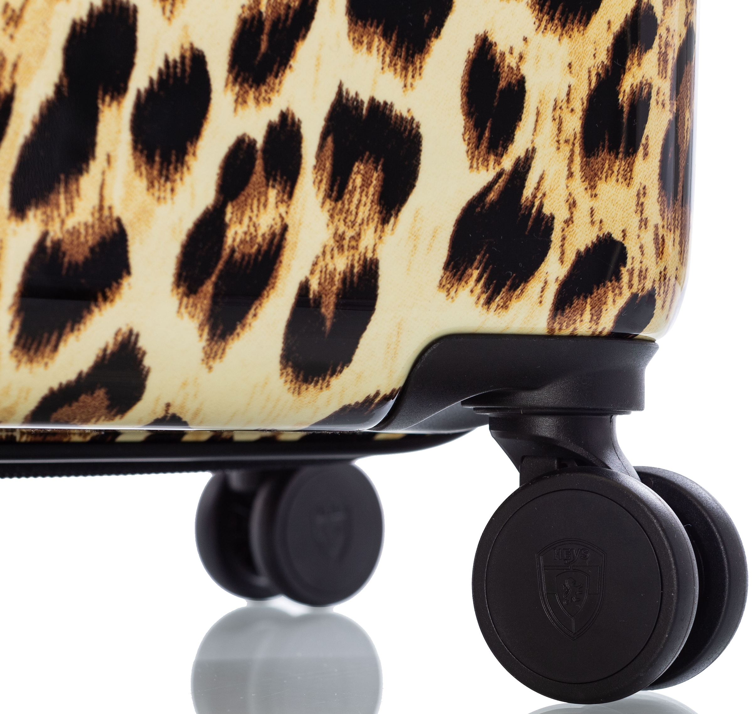 Heys Hartschalen-Trolley »Leopard, 76 cm«, 4 Rollen, Heys x Joachim Llambi Reisegepäck TSA Schloss Volumenerweiterung