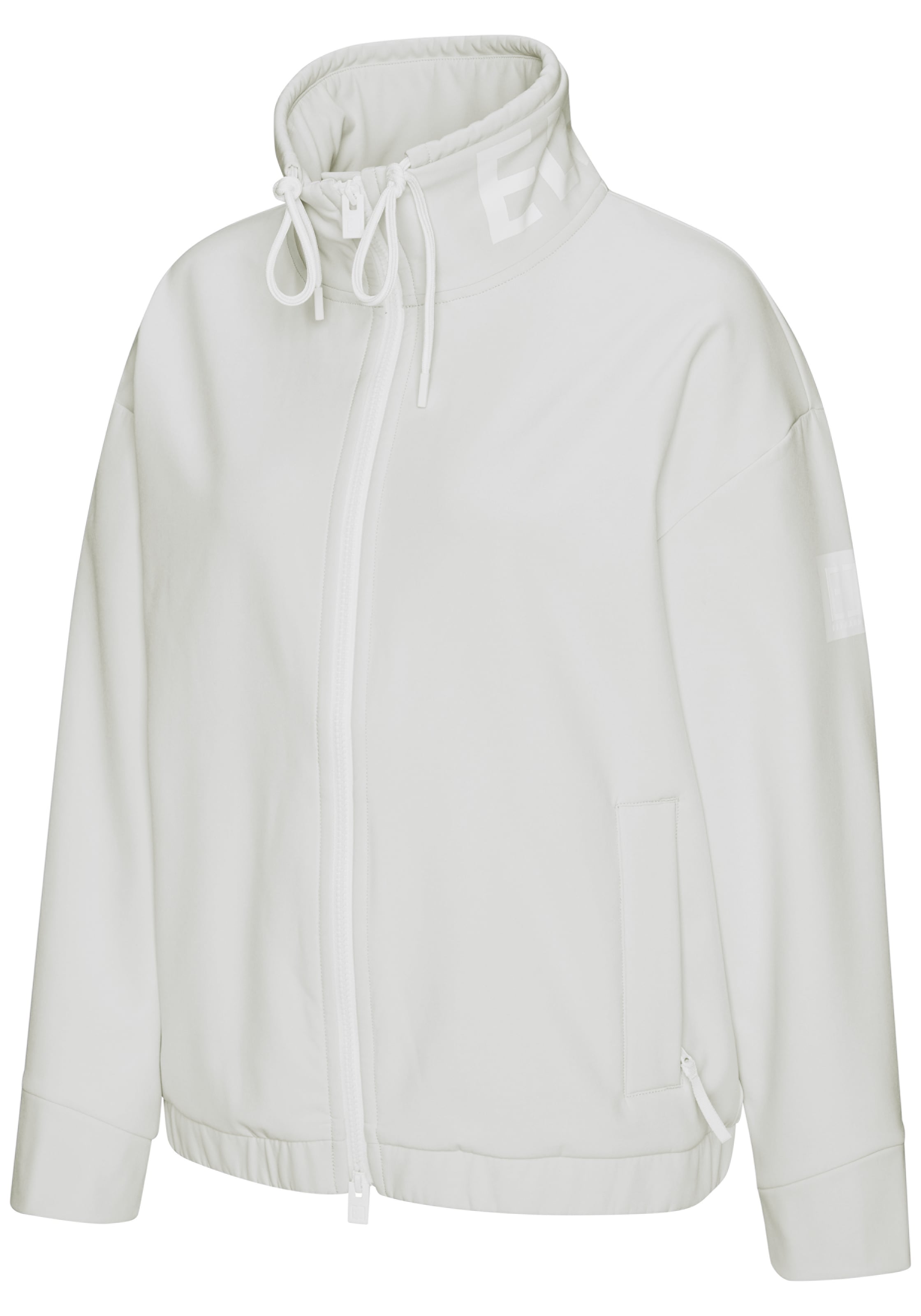 Elbsand Softshelljacke mit hohem, verstellbaren Kragen