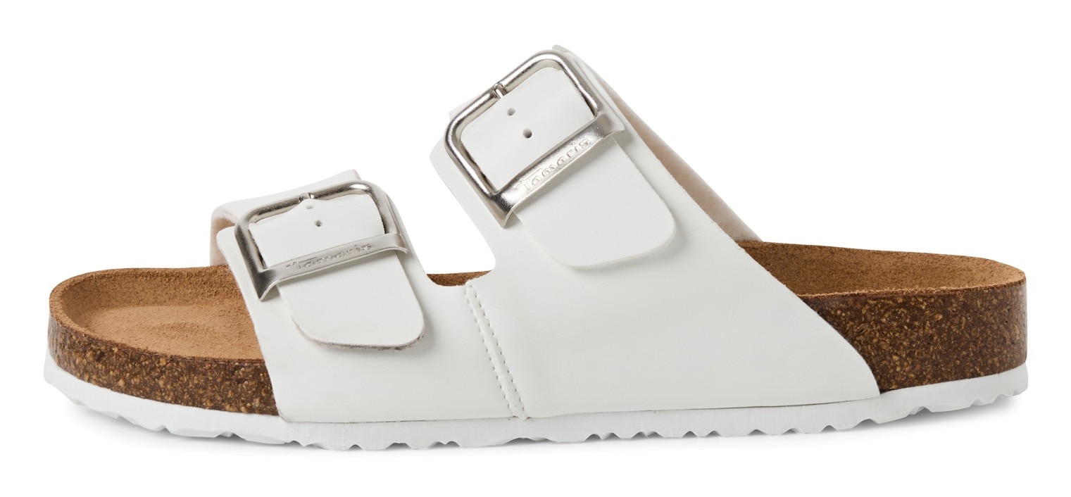 Tamaris Pantolette, Sommerschuh, Schlappen mit gepolstertem Fußbett