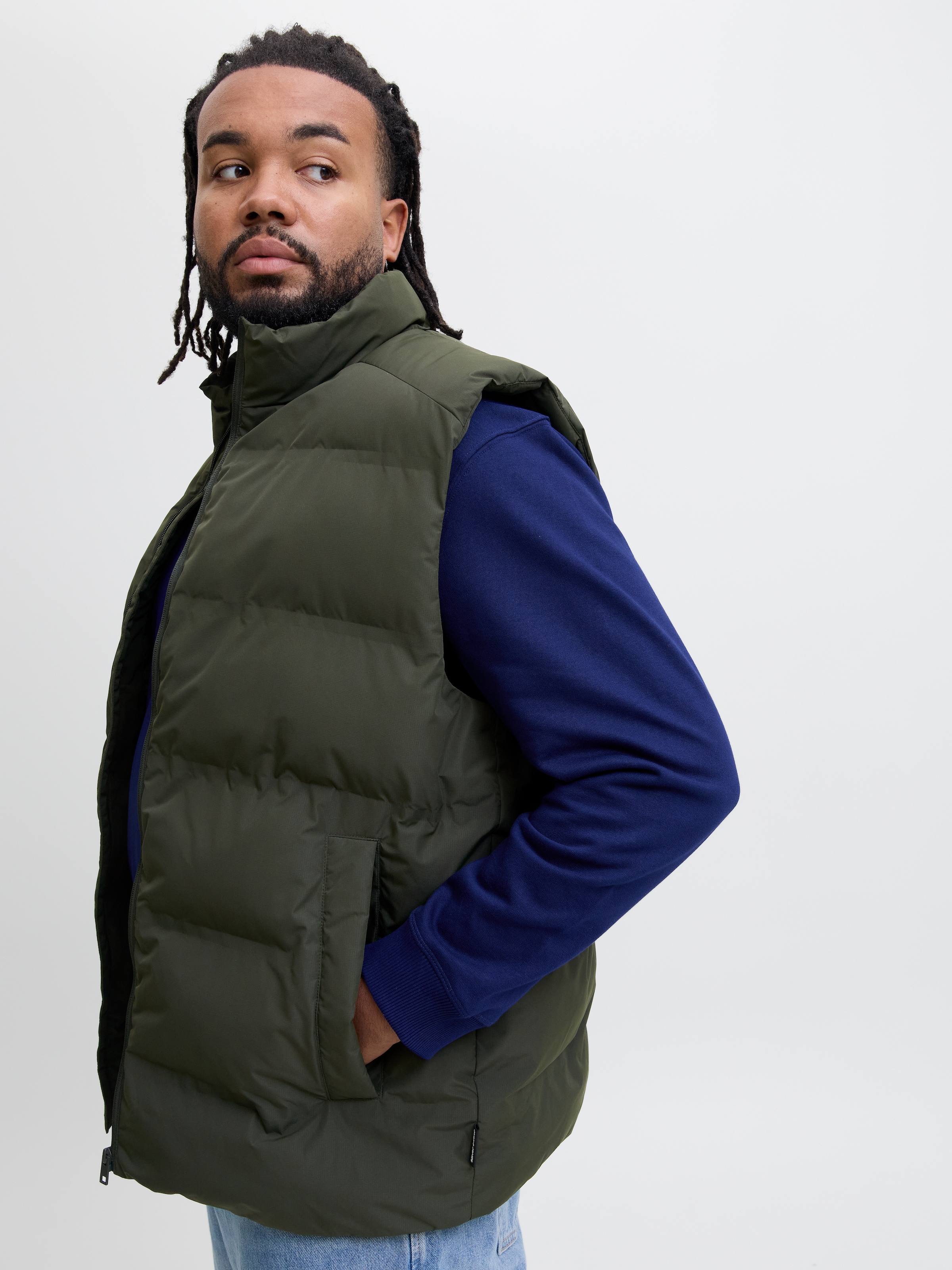 Jack & Jones PlusSize Steppweste »JJESOHO BODYWARMER COLLAR SN PLS«