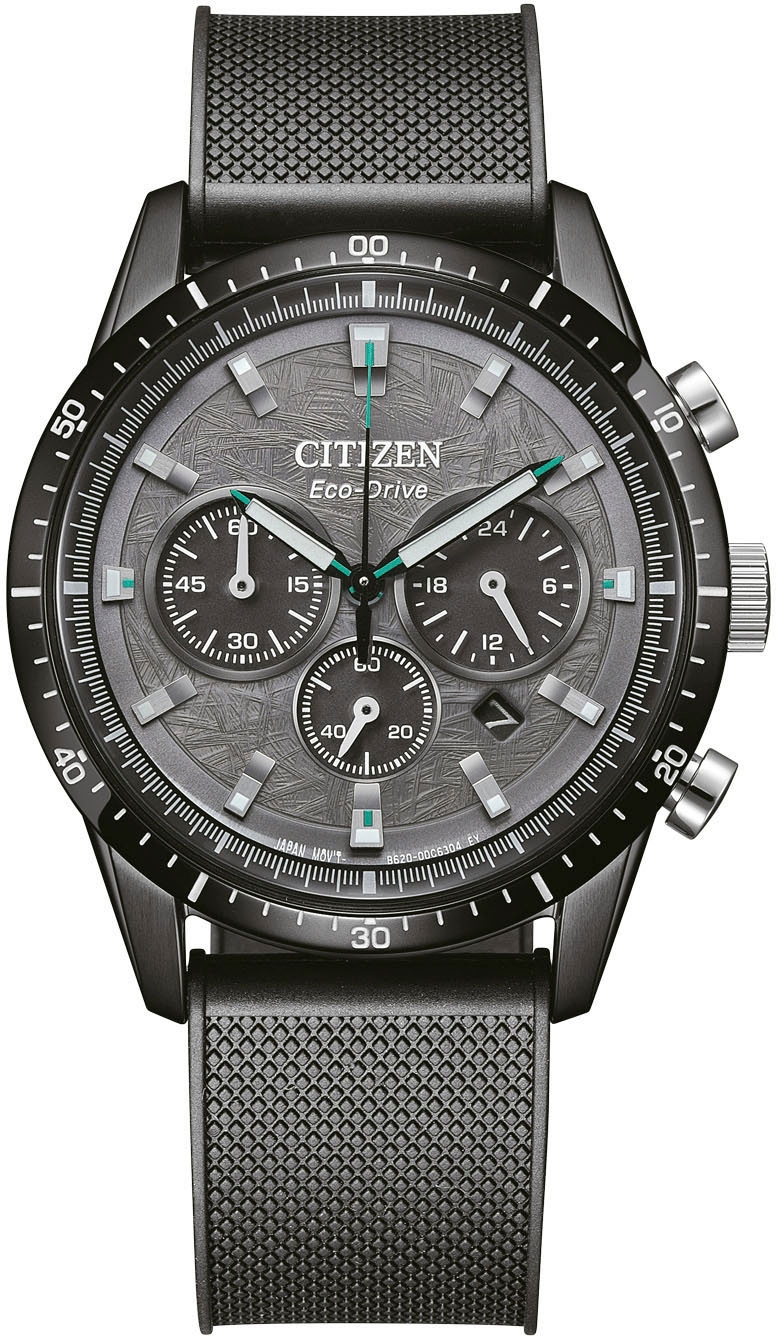 Citizen Chronograph Armbanduhr, Solar, Herrenuhr, analog, Datum, Stoppfunktion, Eco-Drive