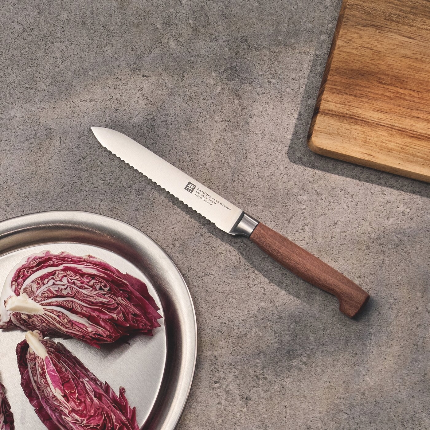 Zwilling Spickmesser »**** VIER STERNE Wood« Made in Germany, Eigehärtete Klinge, FSC-Zertifizitiertes Holz