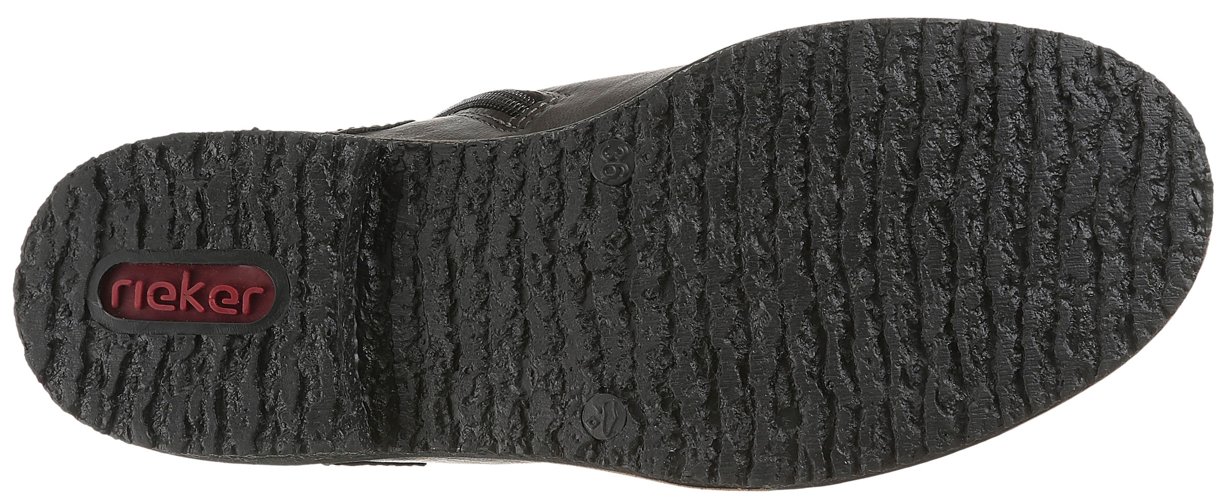 Rieker Schnürstiefelette, Schnürboots, Herbststiefelette, Blockabsatz, mit weicher Innensohle