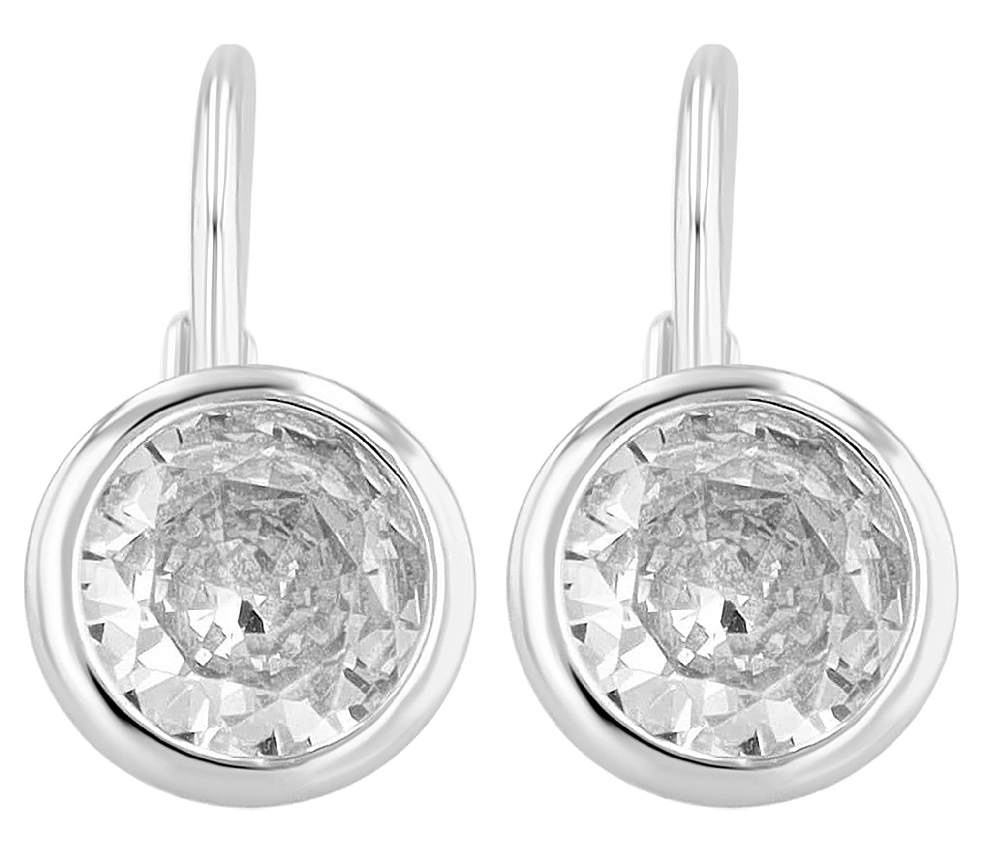 Adelia´s Paar Creolen »Damen Ohrringe ¿ Klappcreole aus 925 Silber mit Zirkonia«