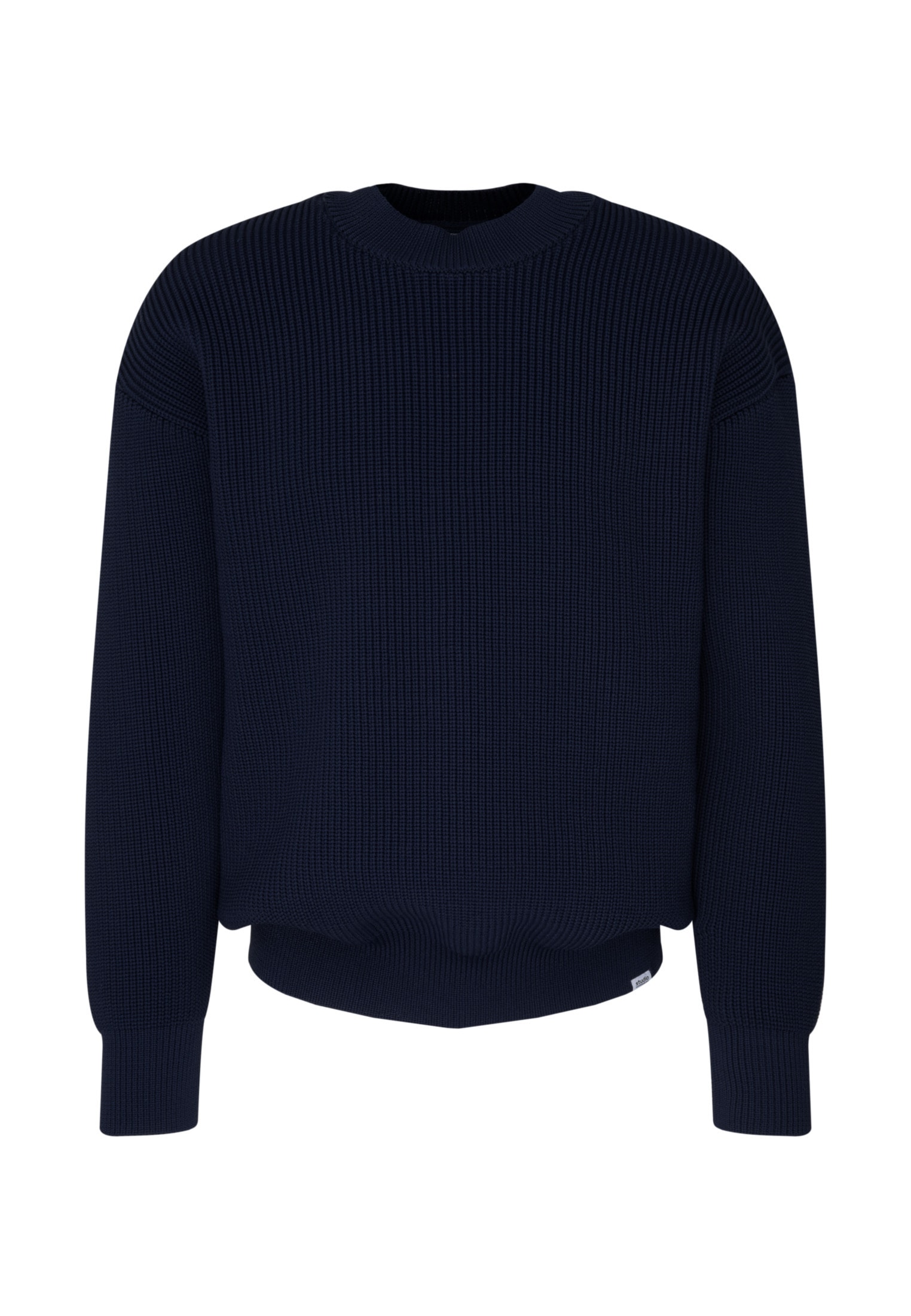 studio seidensticker Strickpullover »Studio«, Langarm Rundhals