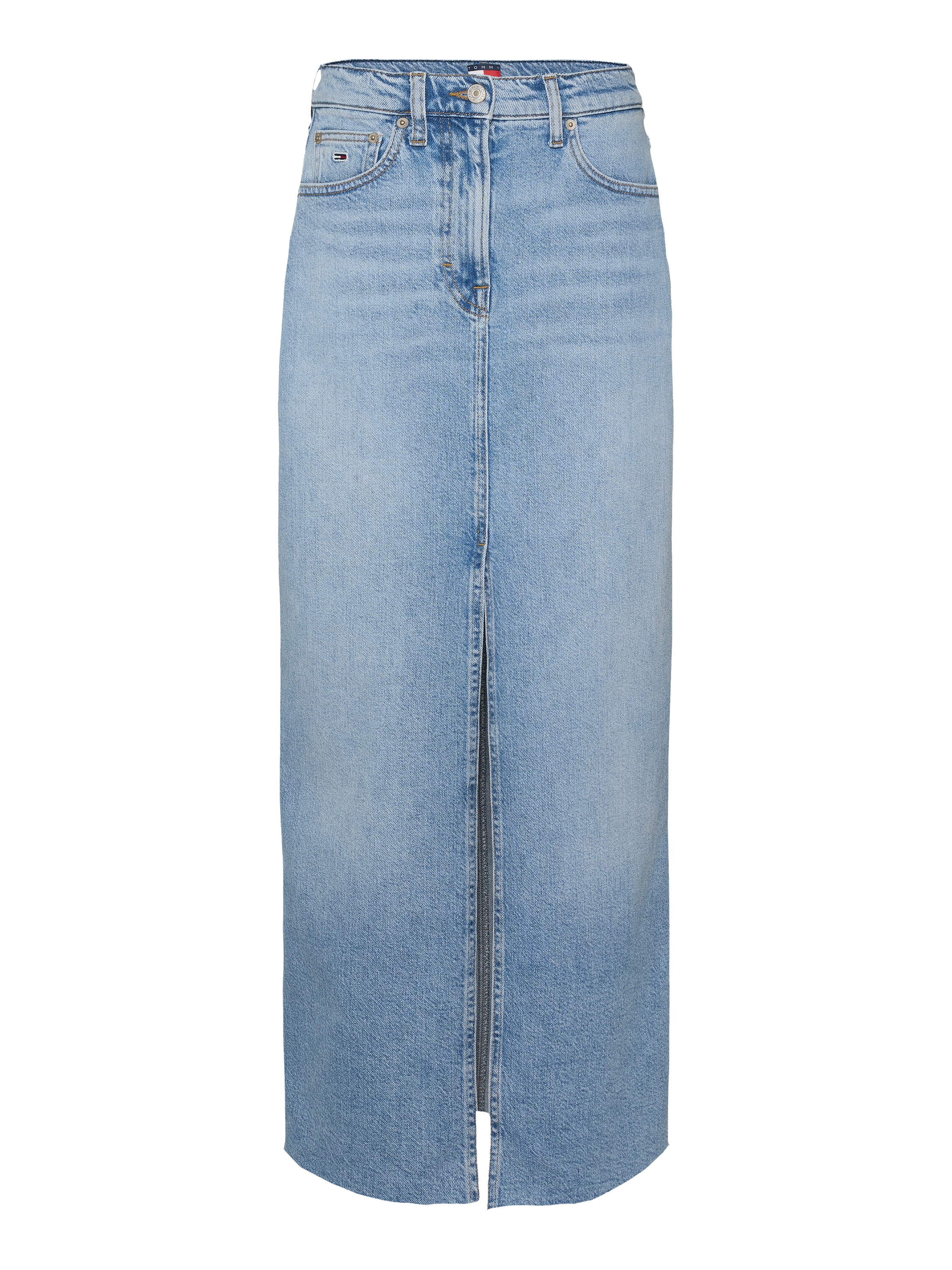 Tommy Jeans Jeansrock »CLAIRE MAXI SKIRT BI0112«, in Maxi-Länge, in hellblauer Waschung