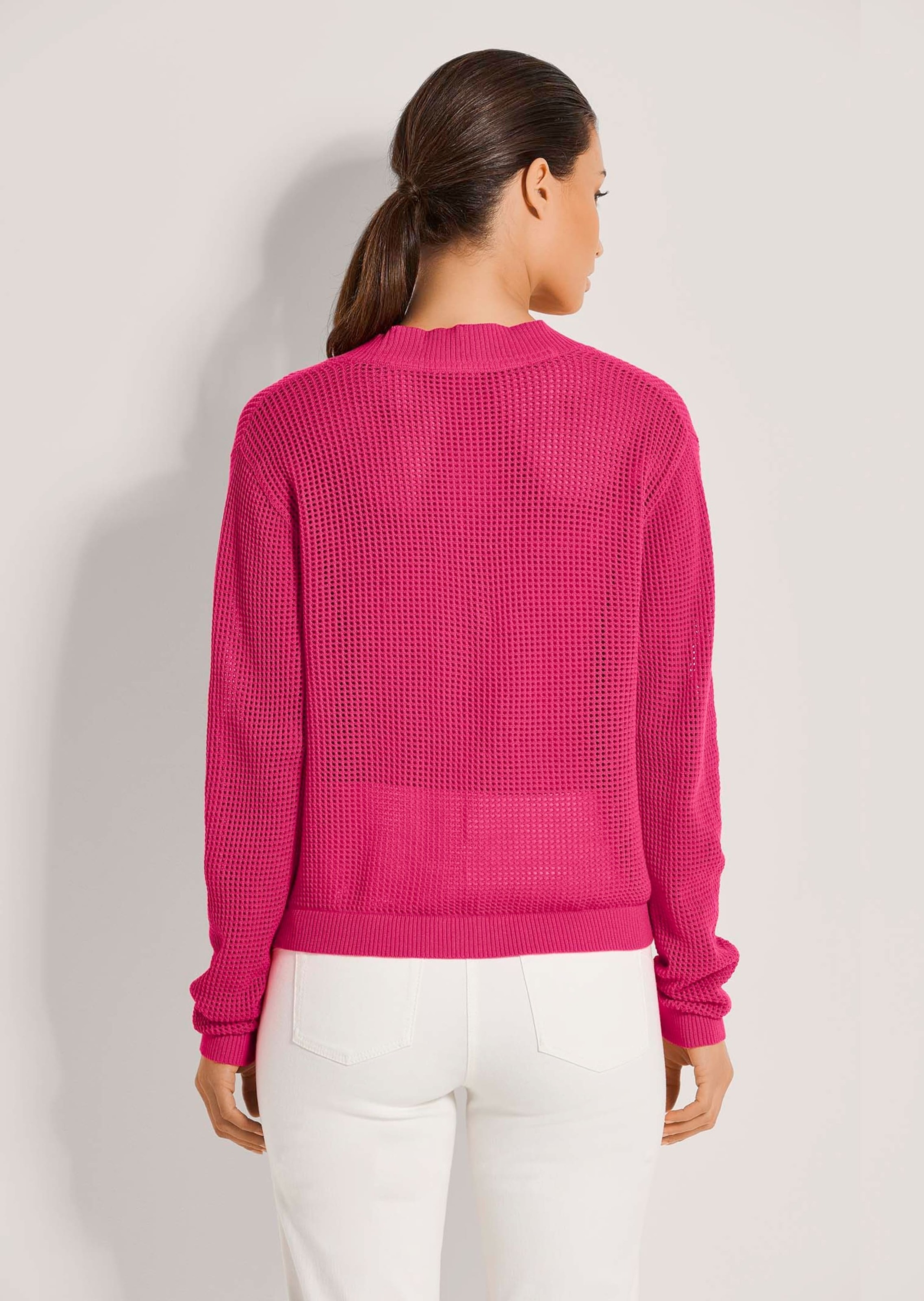MADELEINE Strickjacke »Strickjacke Kurze Ajour-Strickjacke«