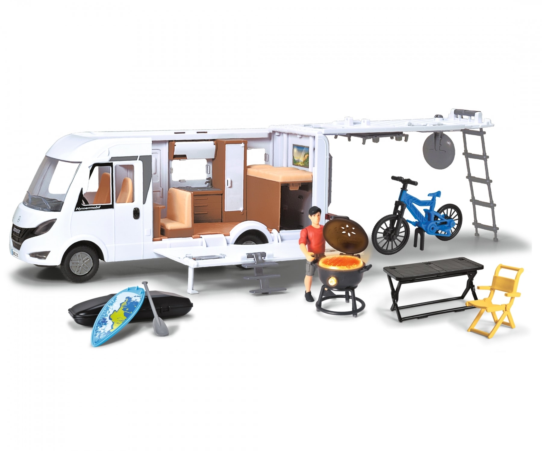Dickie Toys Spielzeug-Auto »Wohnmobil Camper« mit Licht