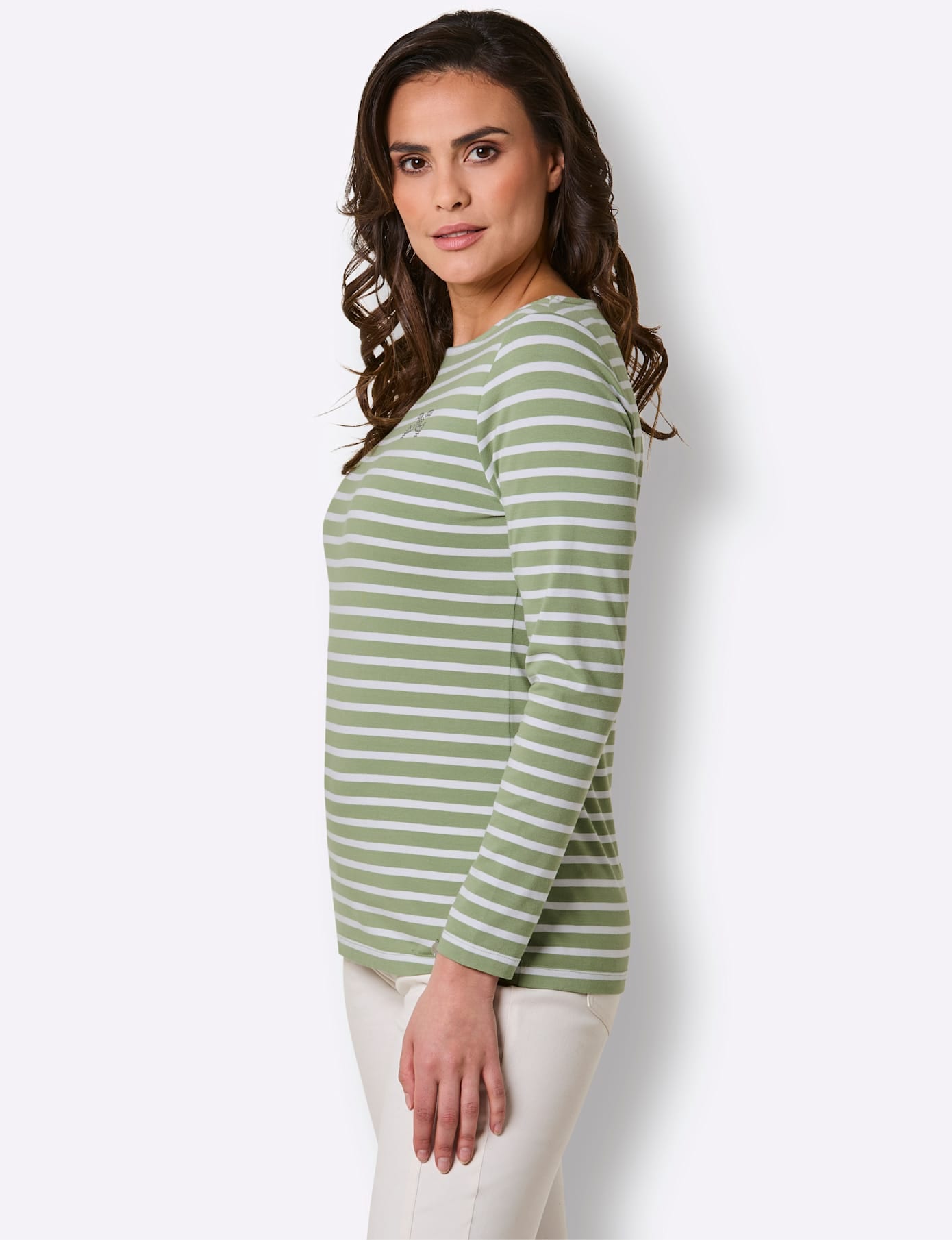 CREATION L PREMIUM Langarmshirt »Pima-Baumwoll-Shirt« 1