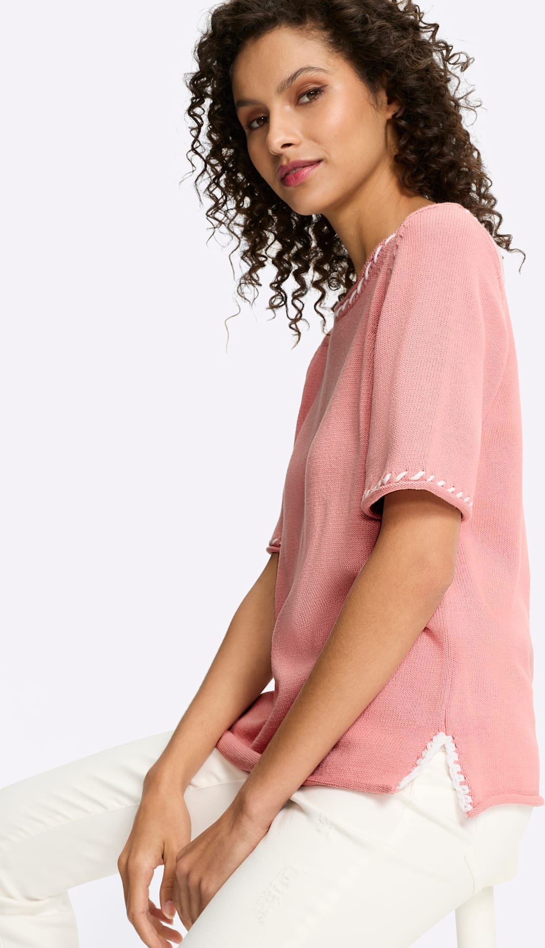 heine Kurzarmpullover »Halbarm-Pullover«