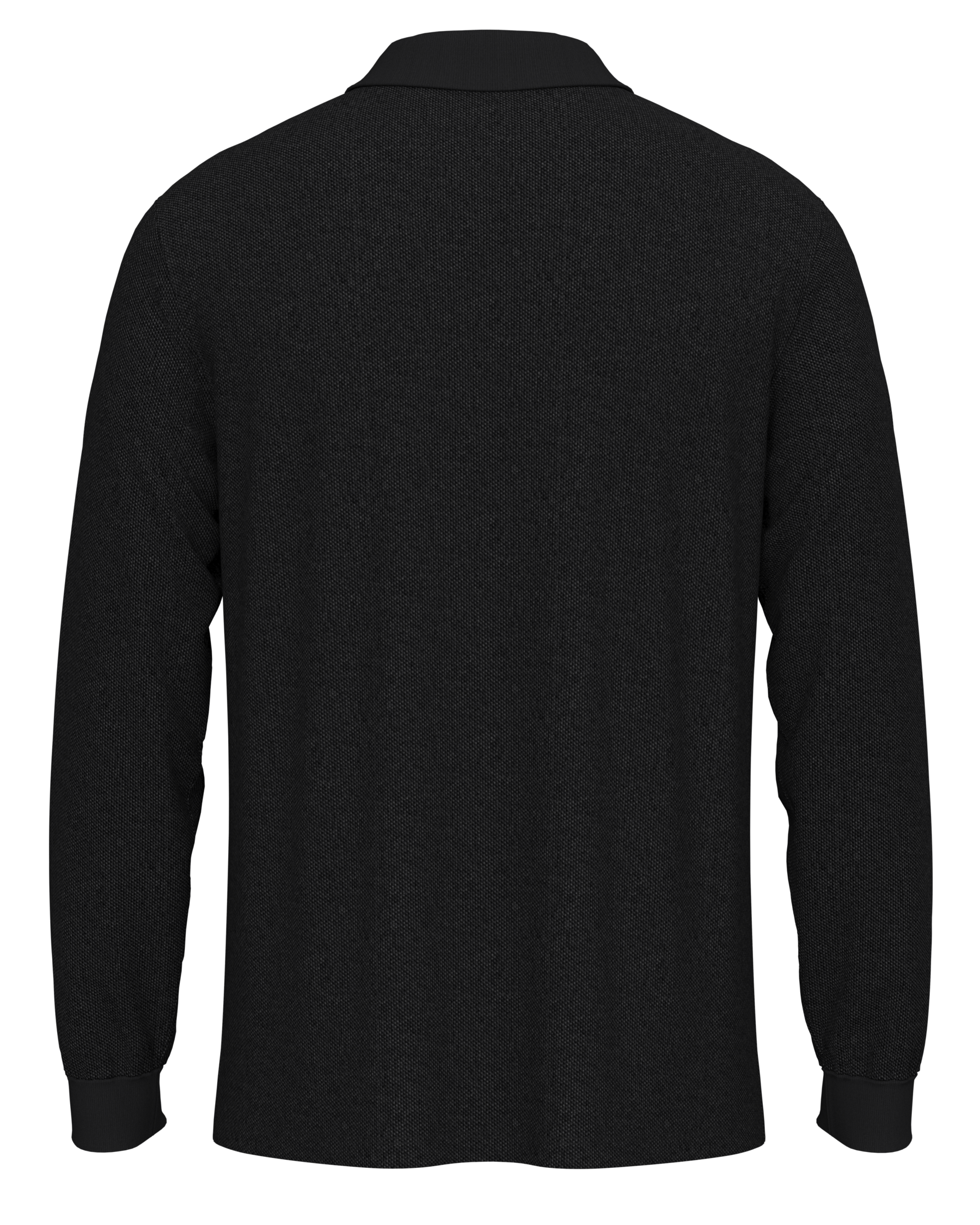 Calvin Klein Jeans Langarm-Poloshirt Regular fit mit Rundhalsausschnitt