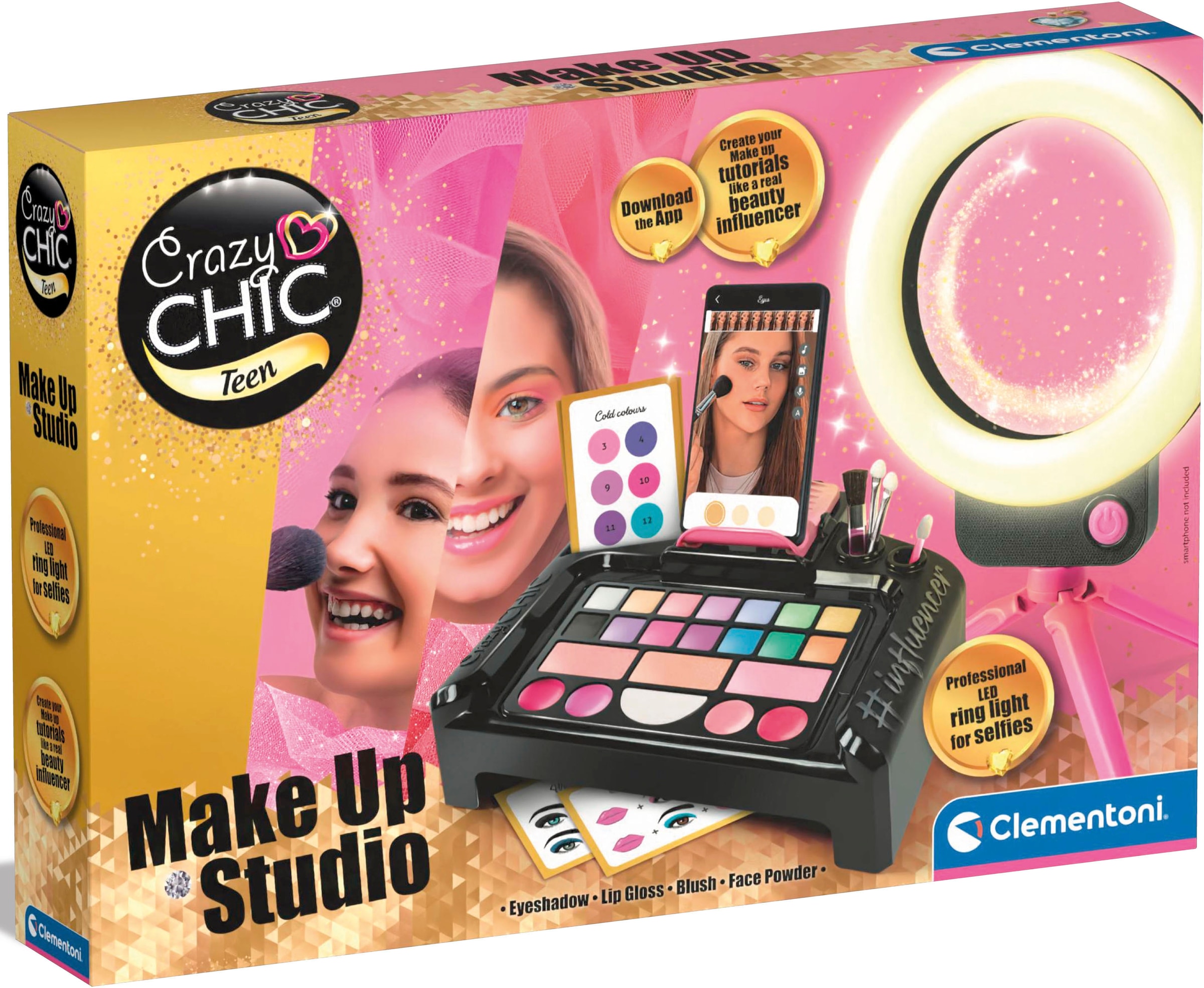 Clementoni® Kreativset »Crazy Chic, Make-up Artist«
