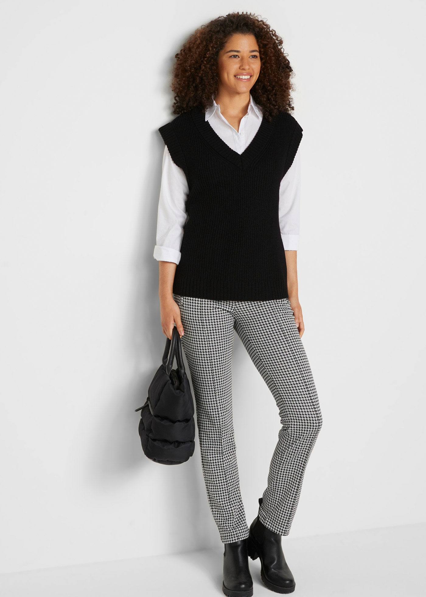 bonprix Pullunder »Pullunder« mit V-Ausschnitt