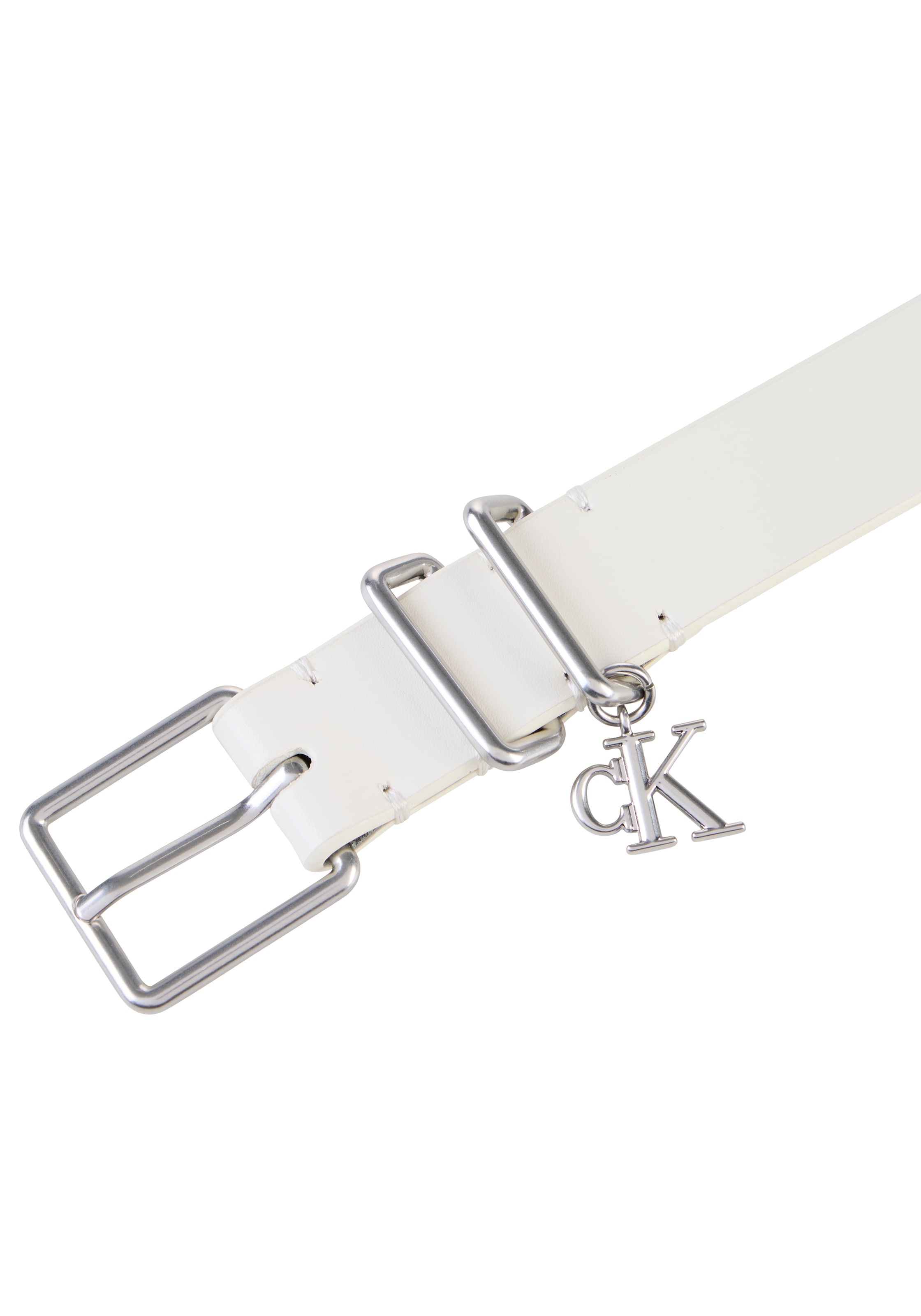 Calvin Klein Ledergürtel »MONOGRAM CHARM  KEEPER BELT 25MM« Regular fit mit Anhänger