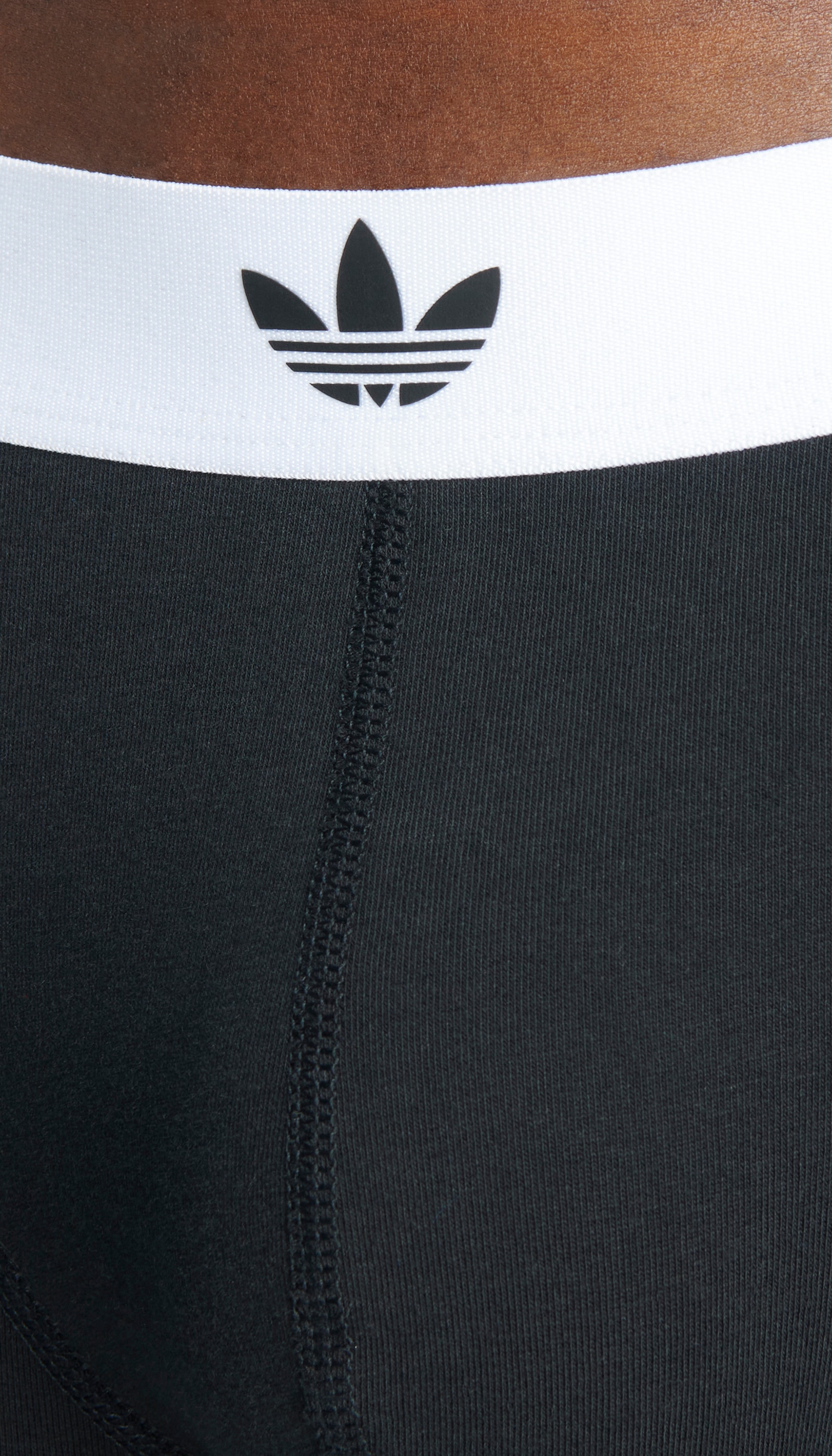 adidas Originals Trunk »Comfort Flex Cotton Body Lines«, (2er Pack), mit kontrastfarbenem Markengummi-Bund
