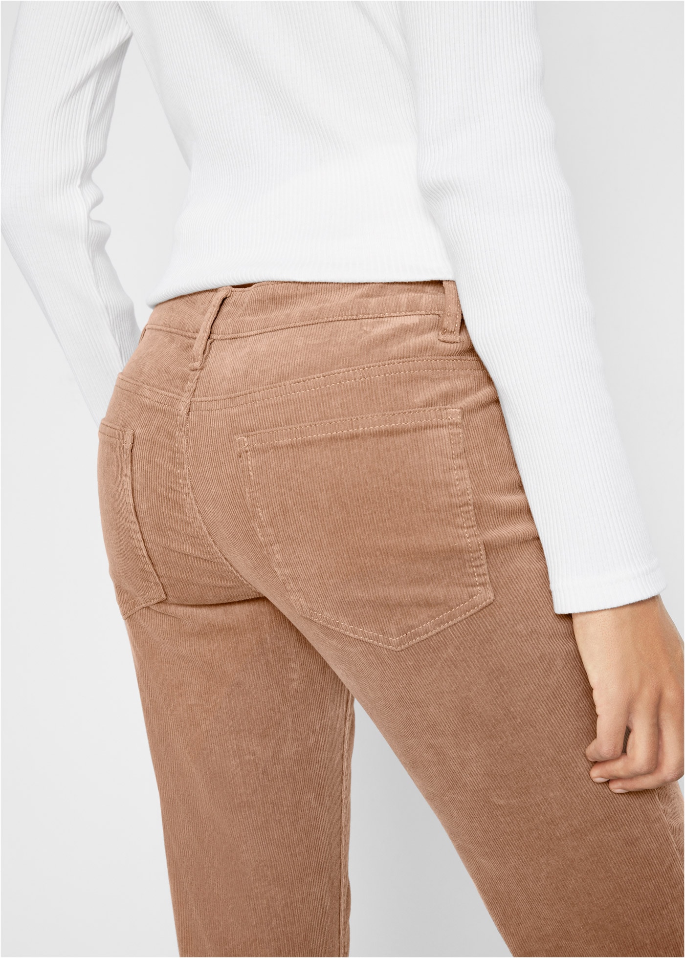 bonprix Cordhose »Stretch-Cordhose, Bootcut«  aus Baumwolle mit Elasthan, Regular Fit, Bootcut-Beinform