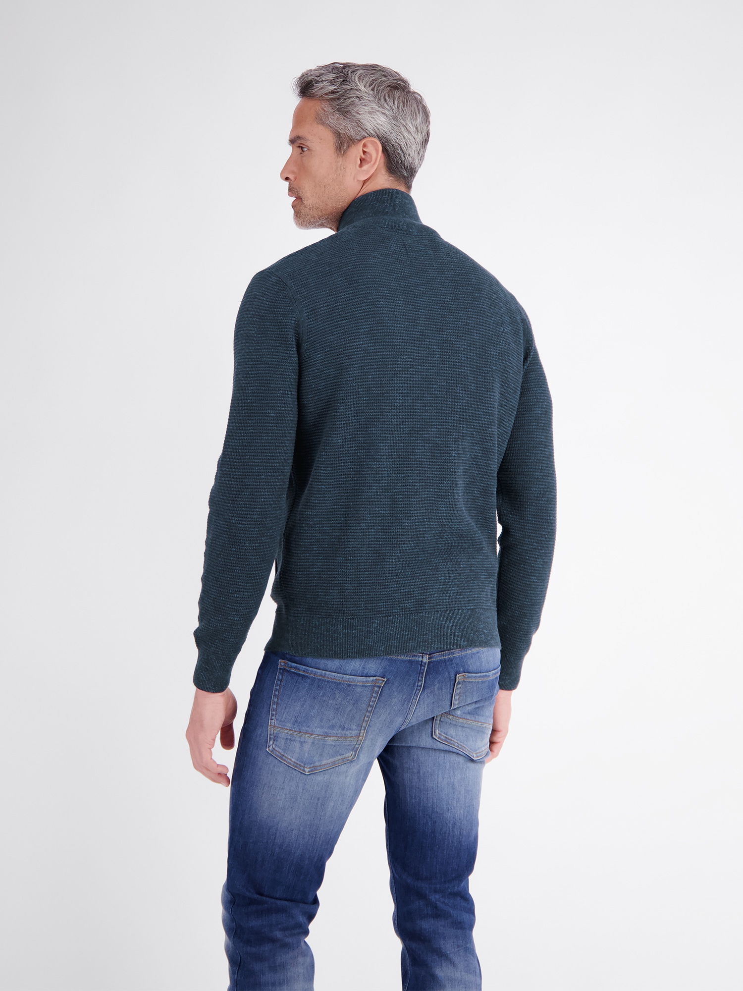 LERROS Strickjacke »Sportive Strickjacke aus hochwertiger Baumwolle«