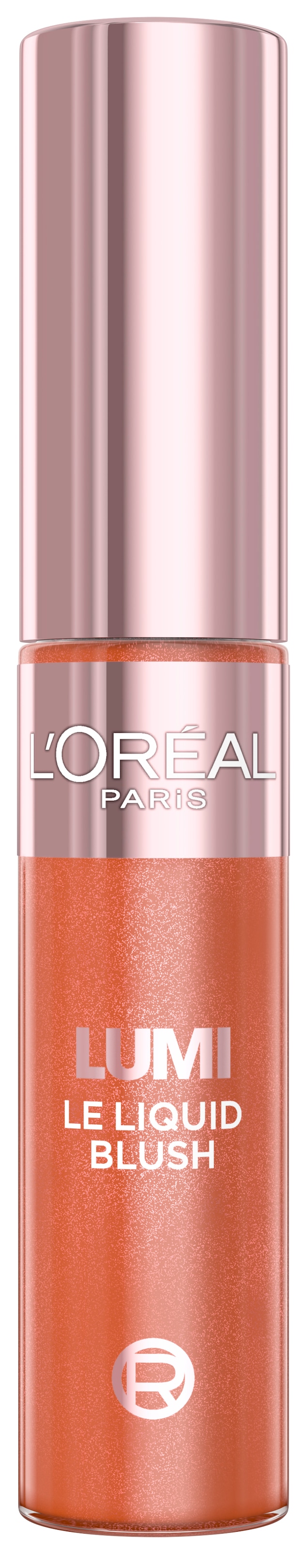 L'ORÉAL PARIS Rouge »LUMI LE LIQUID BLUSH GLOWY« schimmernde, intensive Farbe