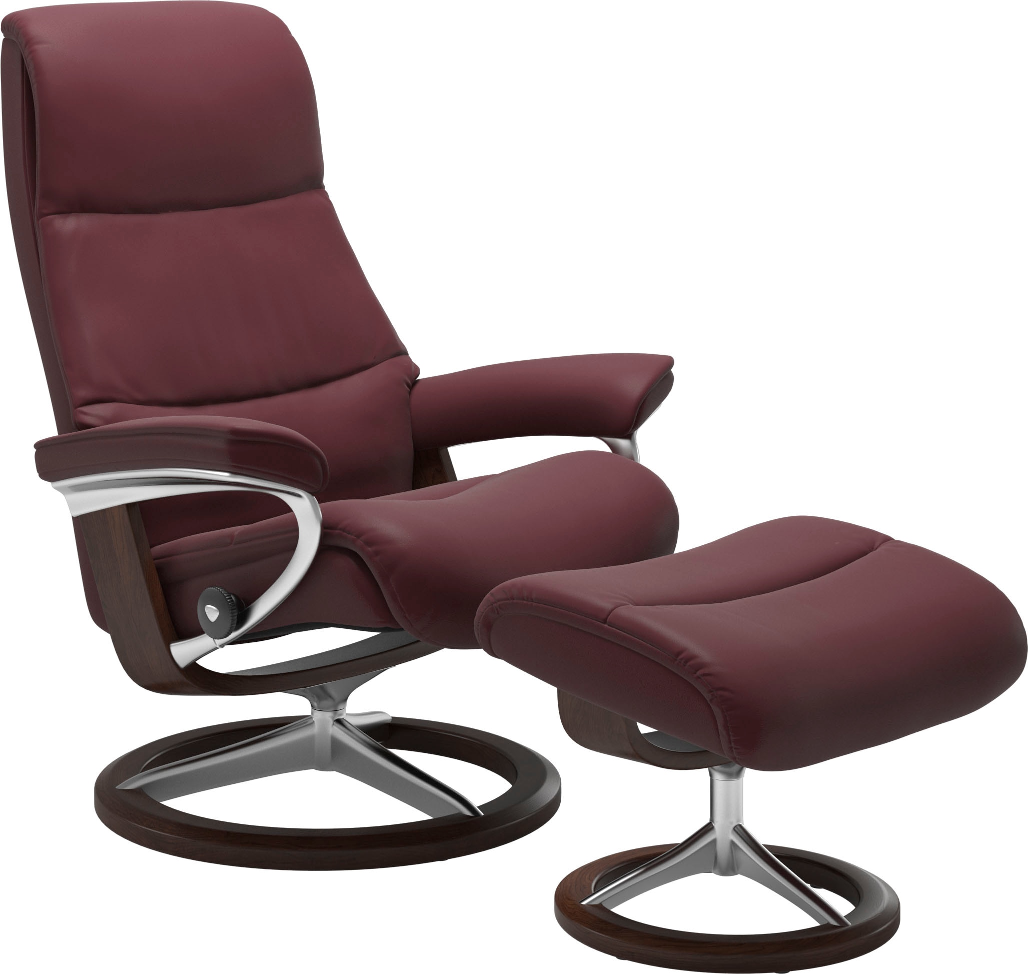 Stressless® Relaxsessel »View« mit Signature Base, Größe M,Gestell Braun