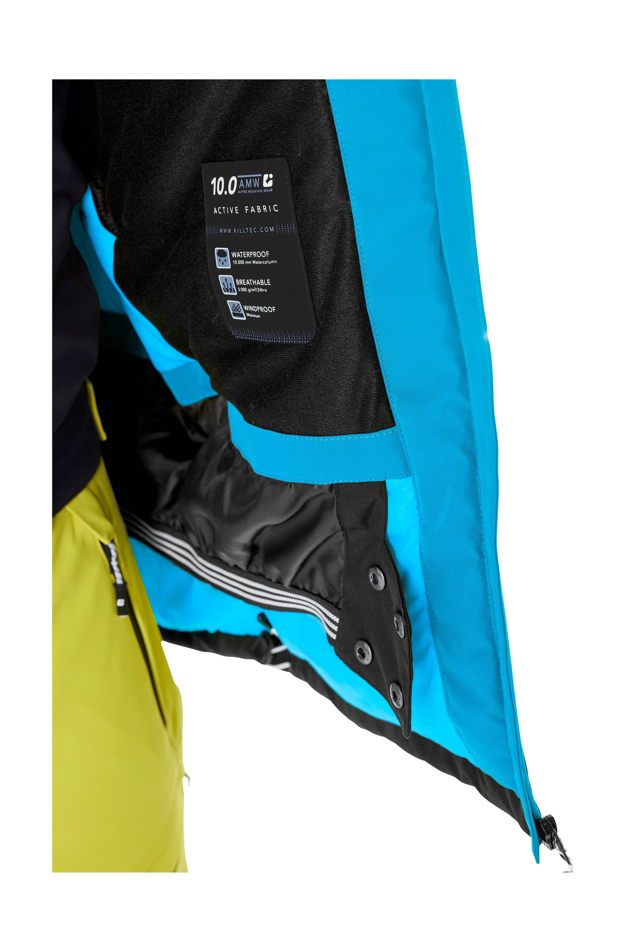 Killtec Skijacke »KSW 280 MN SKI JCKT« Wasserdichte Herrenjacke mit Schneefang und Teflon EcoElite™