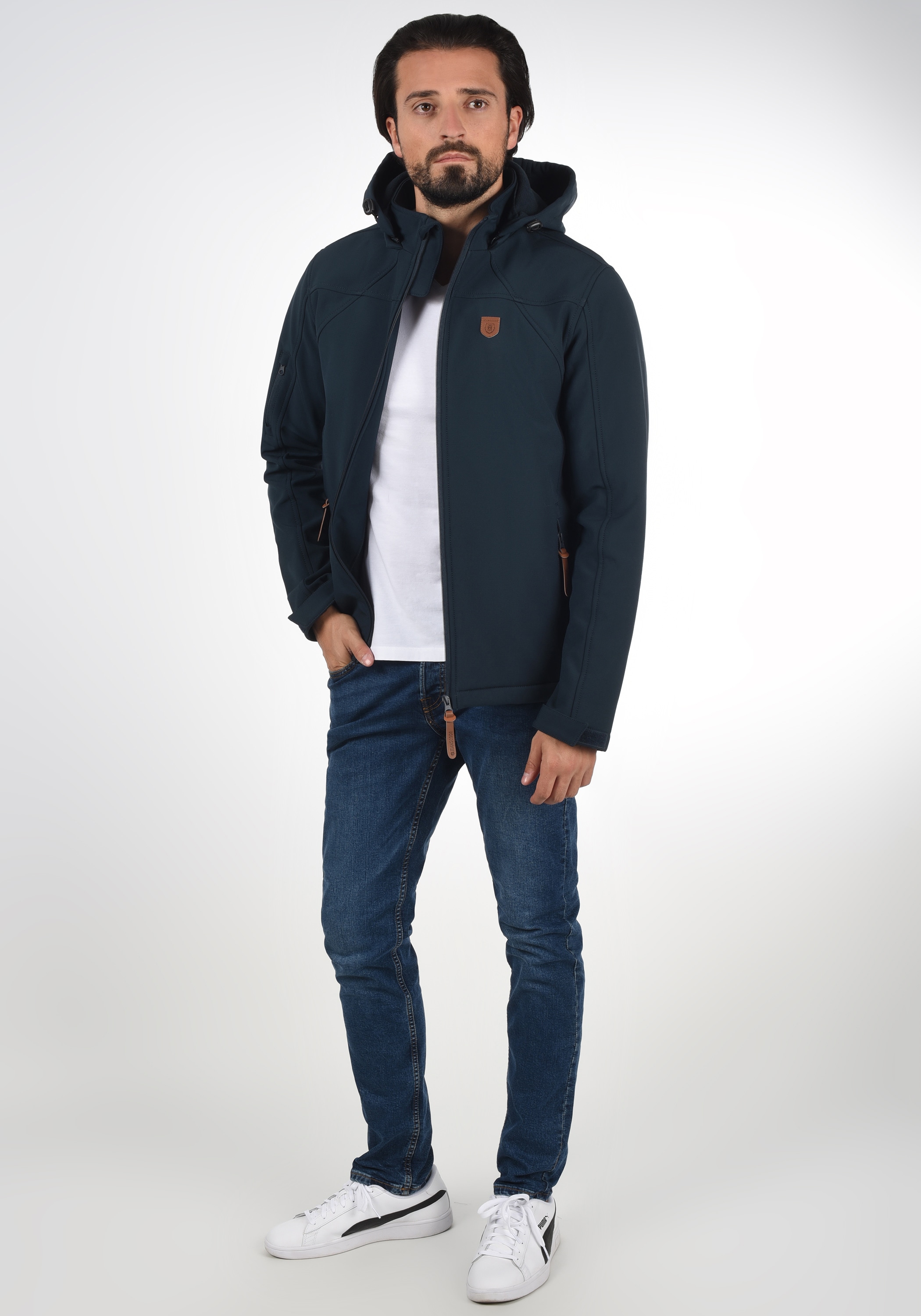 Indicode Softshelljacke »Softshelljacke IDJonas«, mit Kapuze