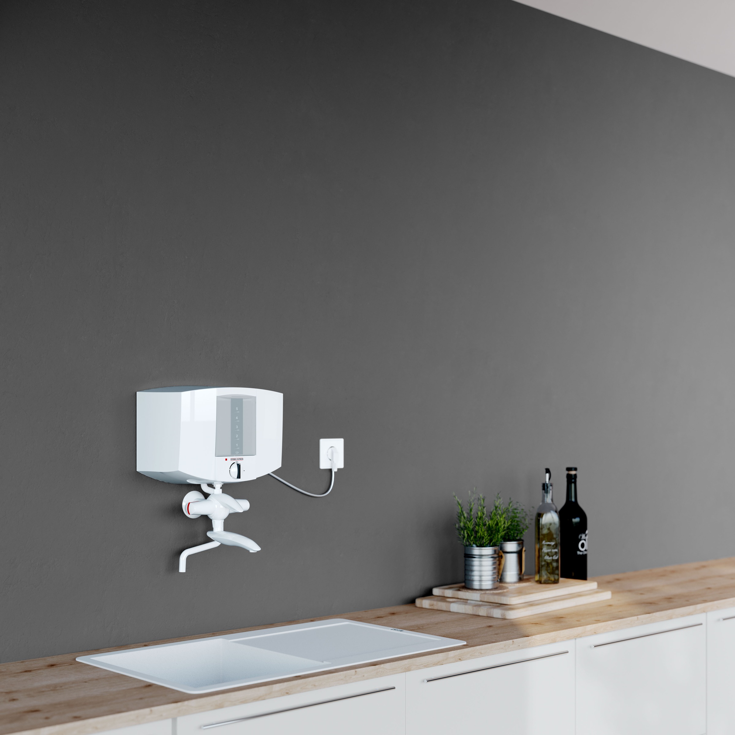 STIEBEL ELTRON Kochendwassergerät »EBK 5 K«, 5 l, für die Küche, Kunststoff