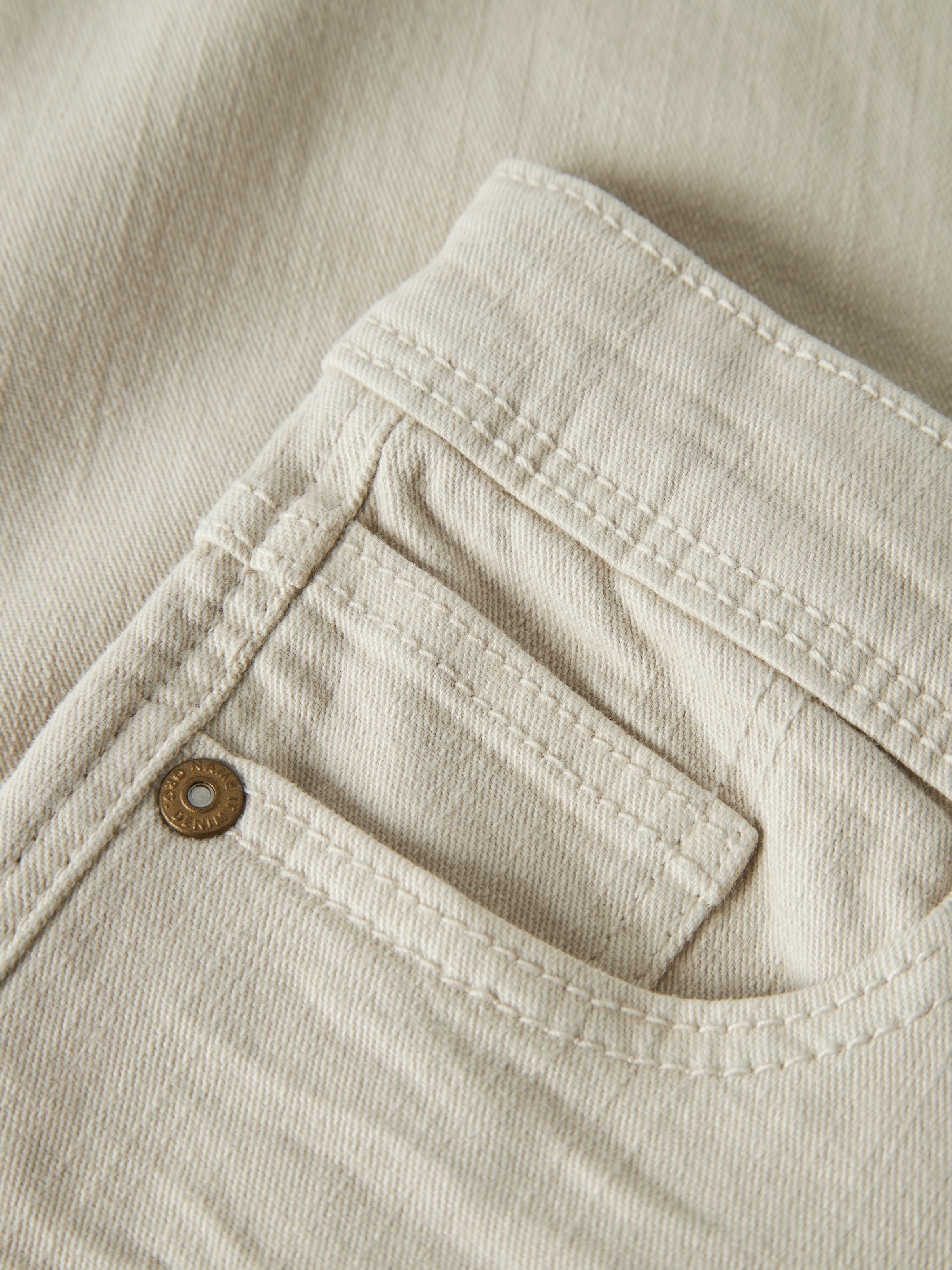 Name It Röhrenhose »NKMTHEO für Jungen mit verstellbarem Bund und schmaler Silhouette«  slim fit, Twill, Reißverschluss, uni