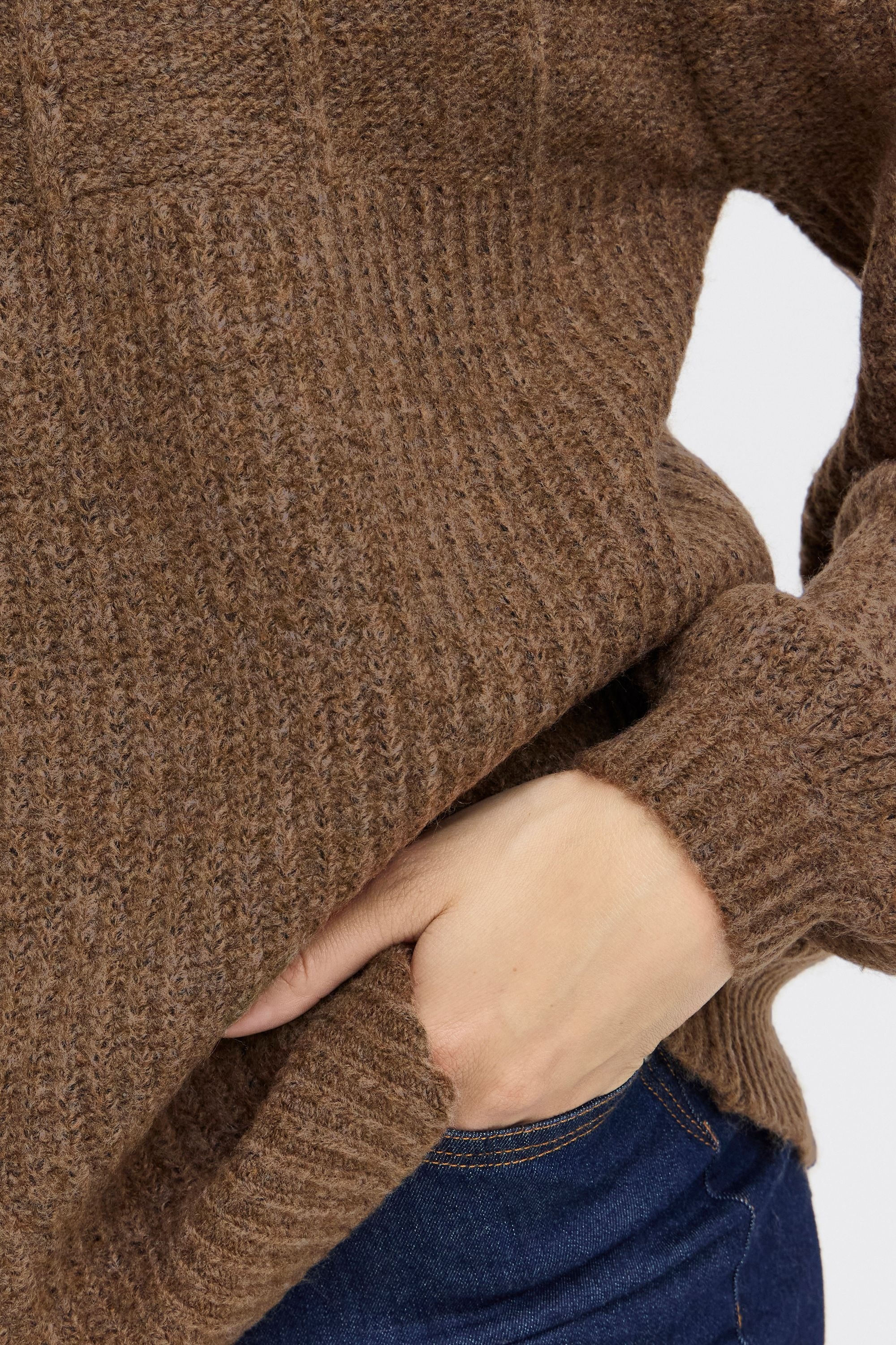 fransa Strickfleece-Pullover »Strickpullover FRBEVERLY PU 8«