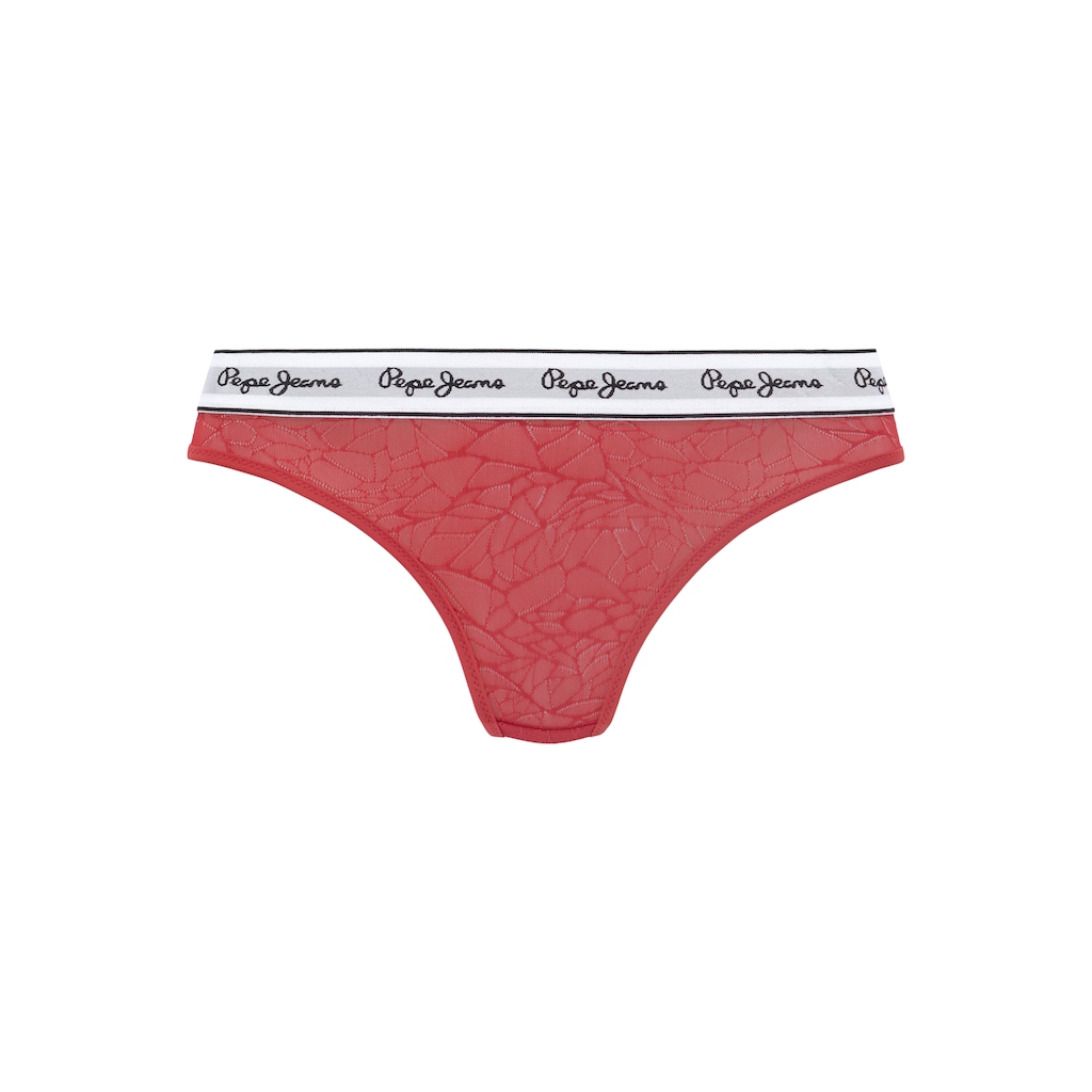 Pepe Jeans T-String »Mesh Thong«