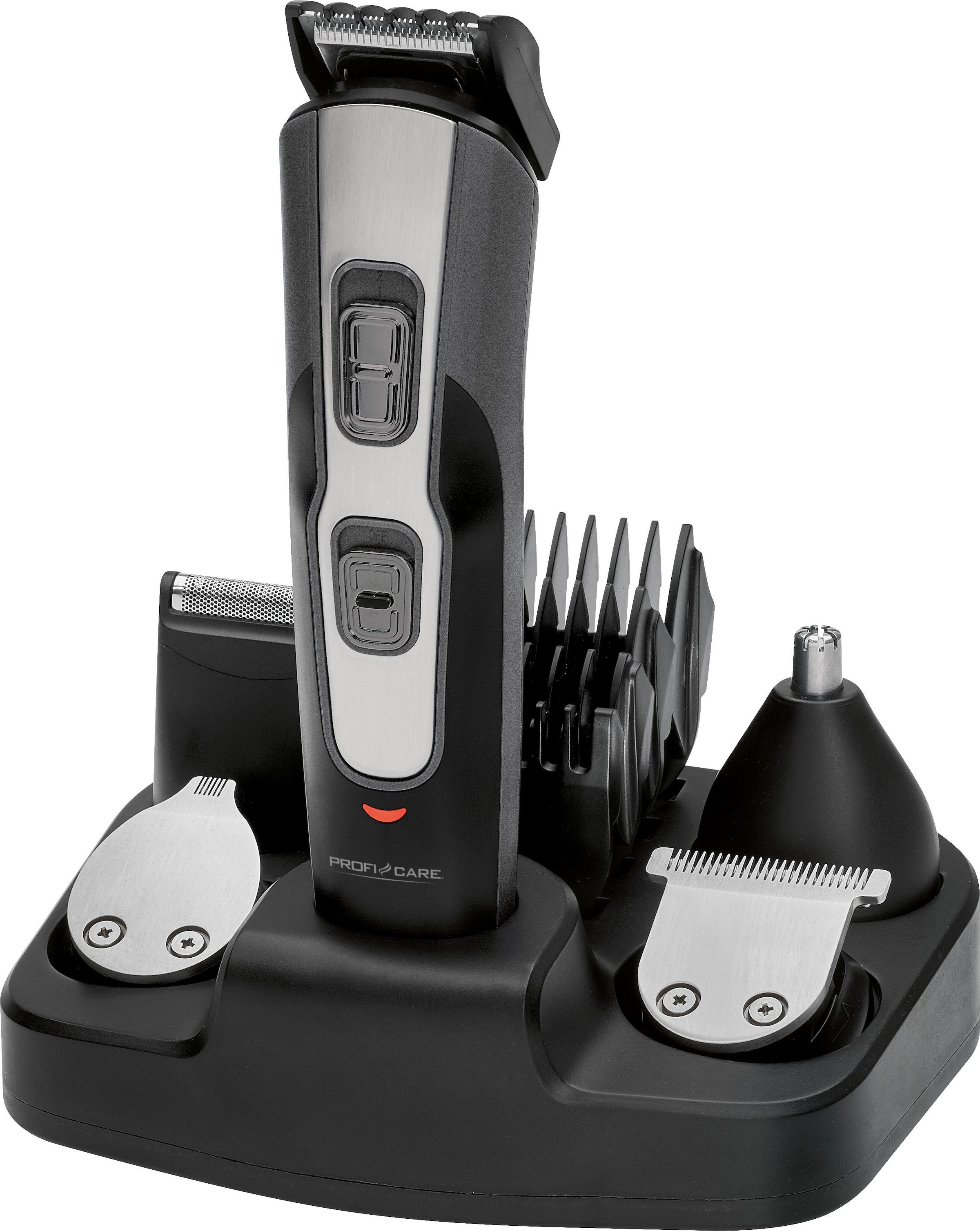 Haar- und Bartschneider »PC-BHT 3014«, 5 Aufsätze, Multifunktionelles Haarschneidegerät