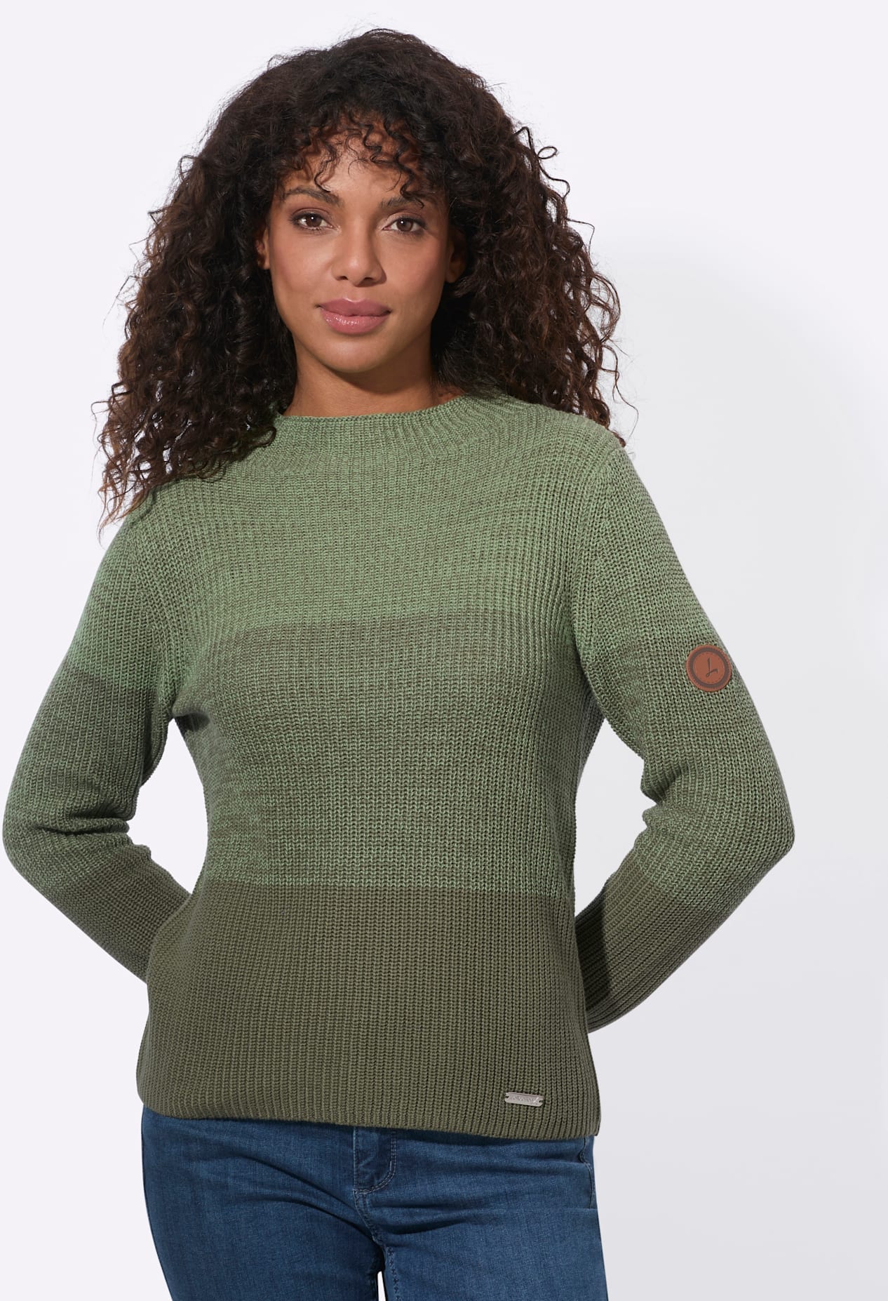 Casual Looks Strickpullover »Stehkragen-Pullover«