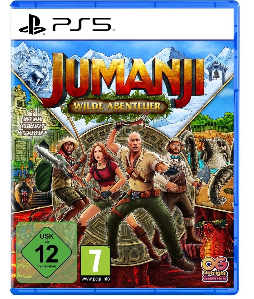 Outright Games Spielesoftware »Jumanji: Wilde Abenteuer«, PlayStation 5