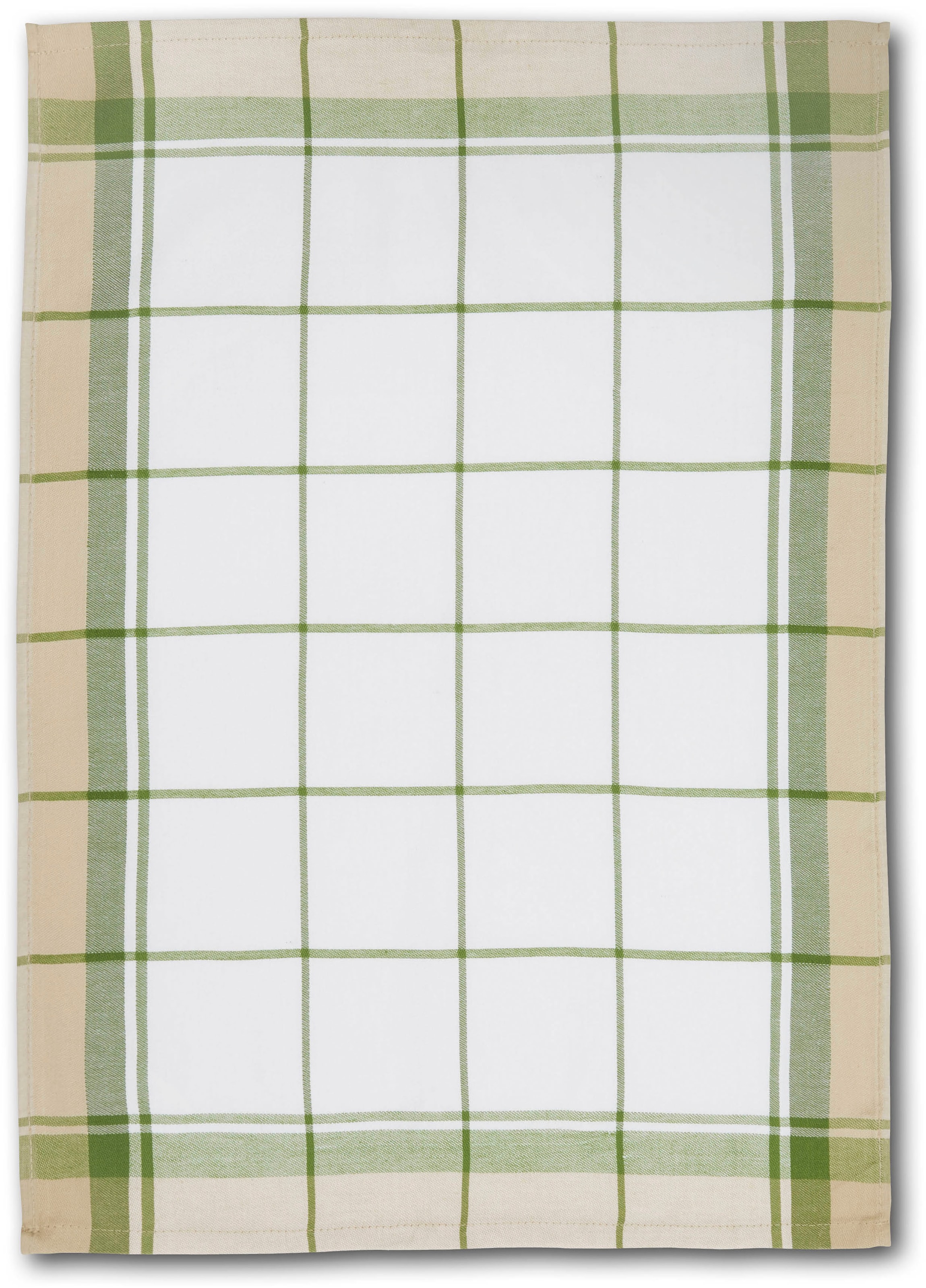 Dyckhoff Geschirrtuch »KARO, Maße je Tuch ca. 50x70 cm, aus 100% Baumwolle«, (Set, 3 tlg.), mit drei verschiedenen Motiven