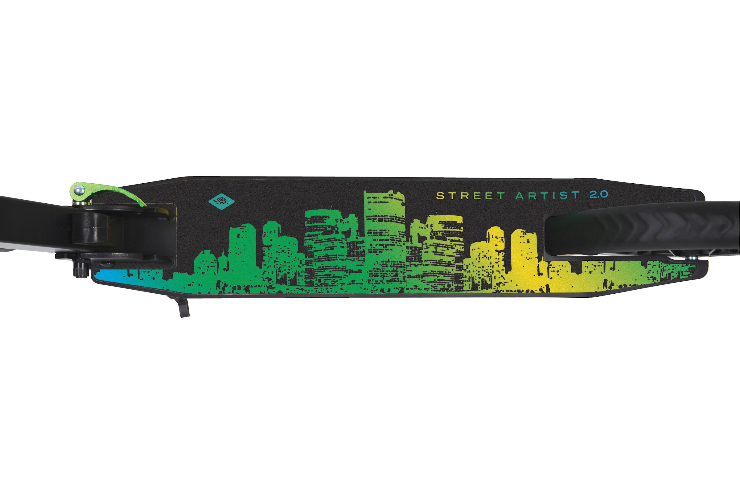Schildkröt Tretroller »City Scooter STREET ARTIST 2.0, green«